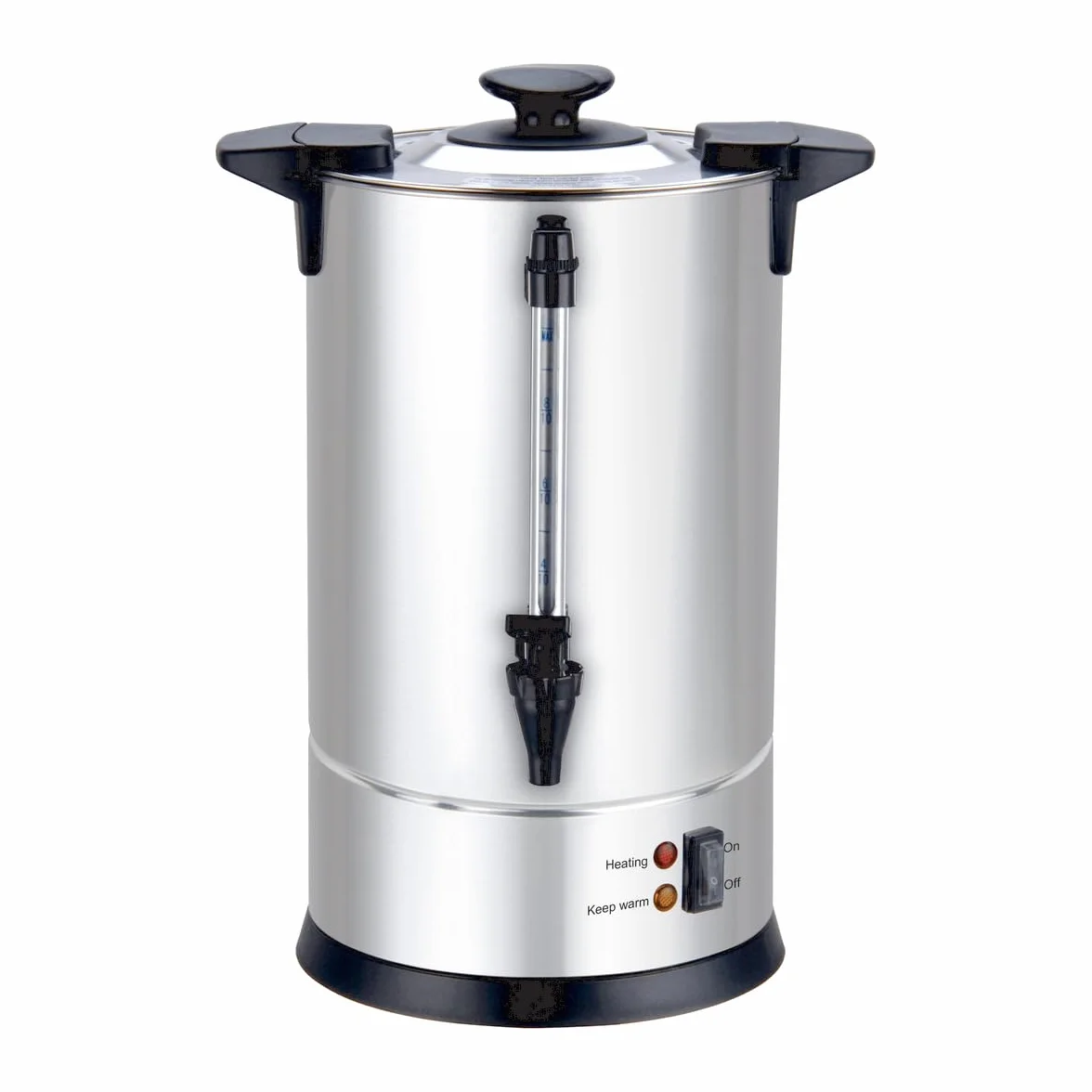 LOUIS TELLIER - Percolateur à café professionnel - Capacité 6,3 L - 50 tasses - INOX - Filtre en inox - Robinet anti-gouttes