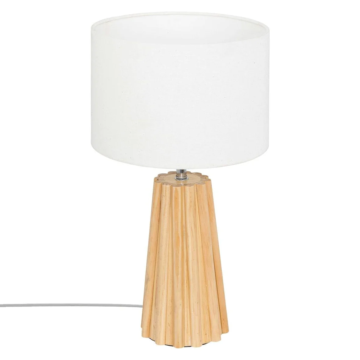 Atmosphera - Lampe à poser adon beige h53cm