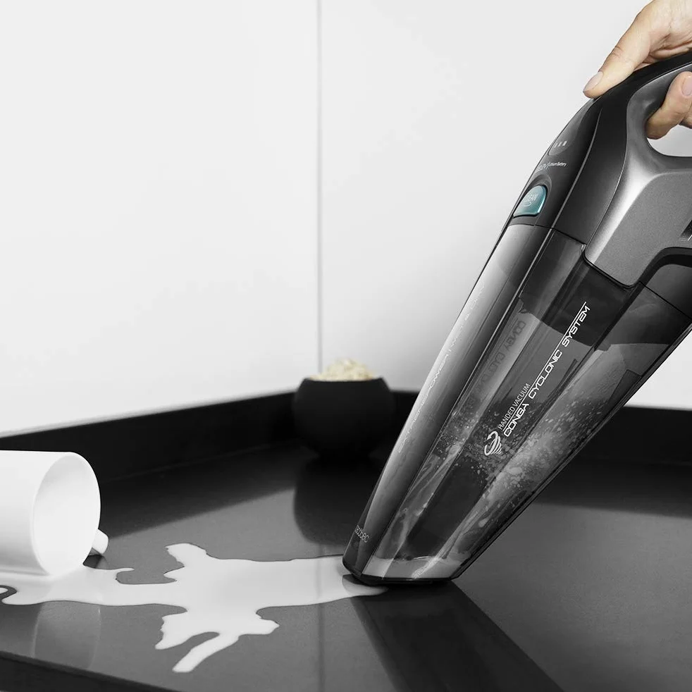 Cecotec Aspirateur à Main Conga Immortal ExtremeSuction 22.2 Animal Hand. 22.2 V, pour Solides et Liquides, Accessoire pour Animaux, Technologie Cyclonique, Autonomie de 25 Min