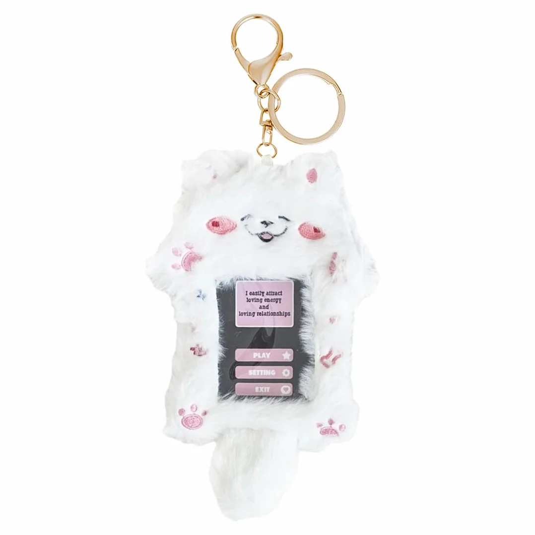 NHQZ NHQ Photocard Holder,Photo Keychain,Kpop Photocard Holder,Chiot en peluche Card Sleeves,Picture Frames,Top Loaders for Cards