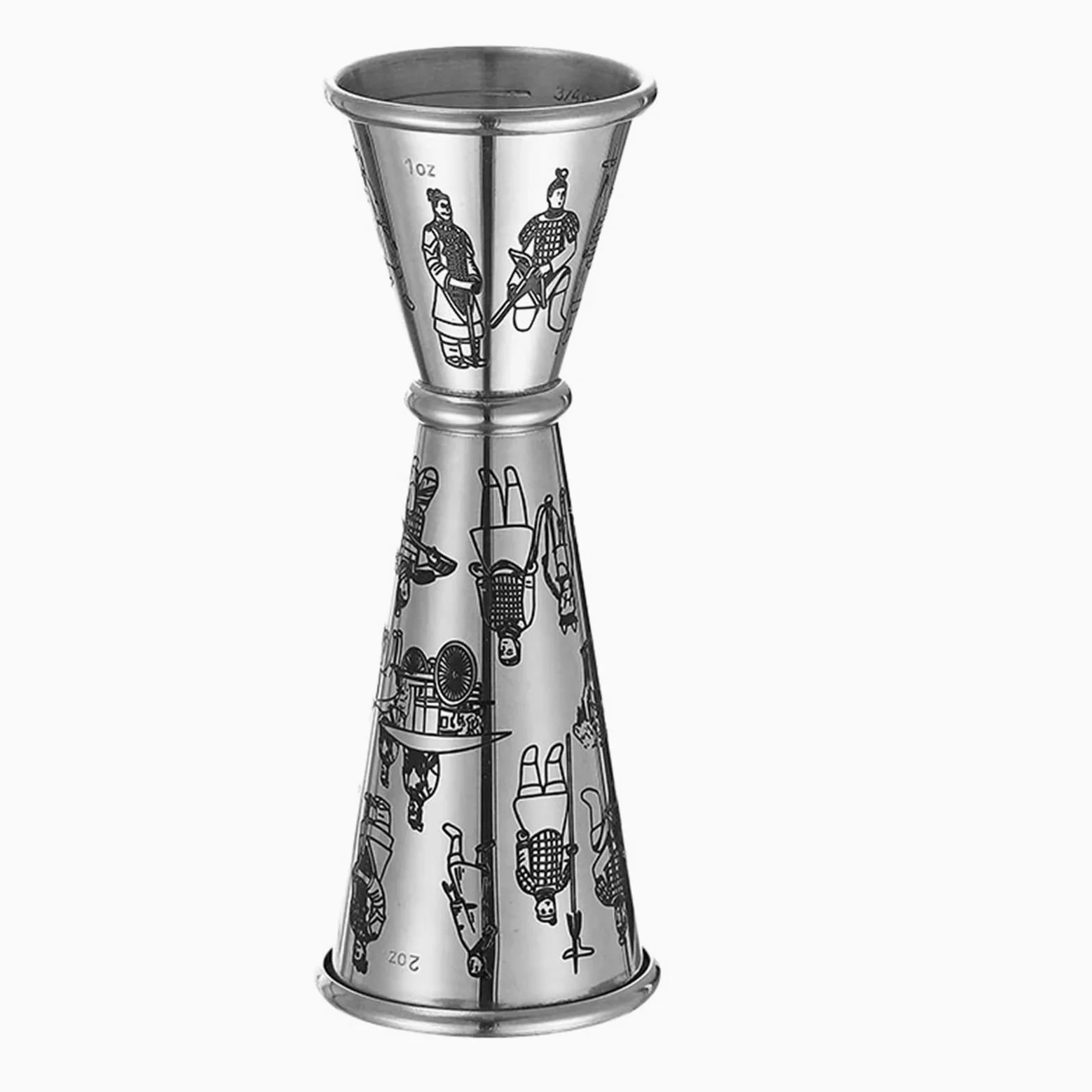 Doseur à cocktail conique, Double Jigger, Cocktail 2 oz 1 Tasse à Mesurer Shot Measure Jiggers(Color 13)
