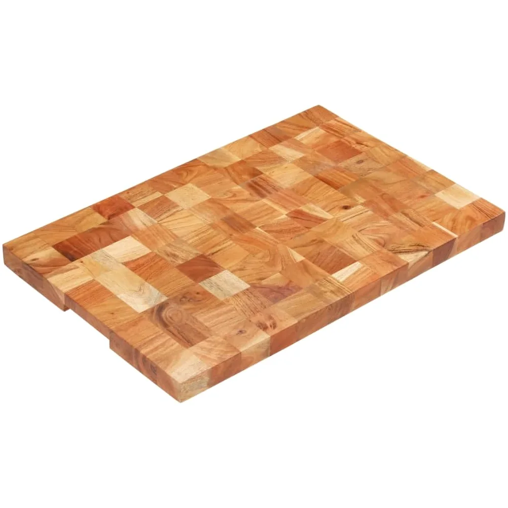 Planche à découper 60x40x3,8 cm Bois d'acacia Massif Arts de la Table & Arts culinaires Brun,286573