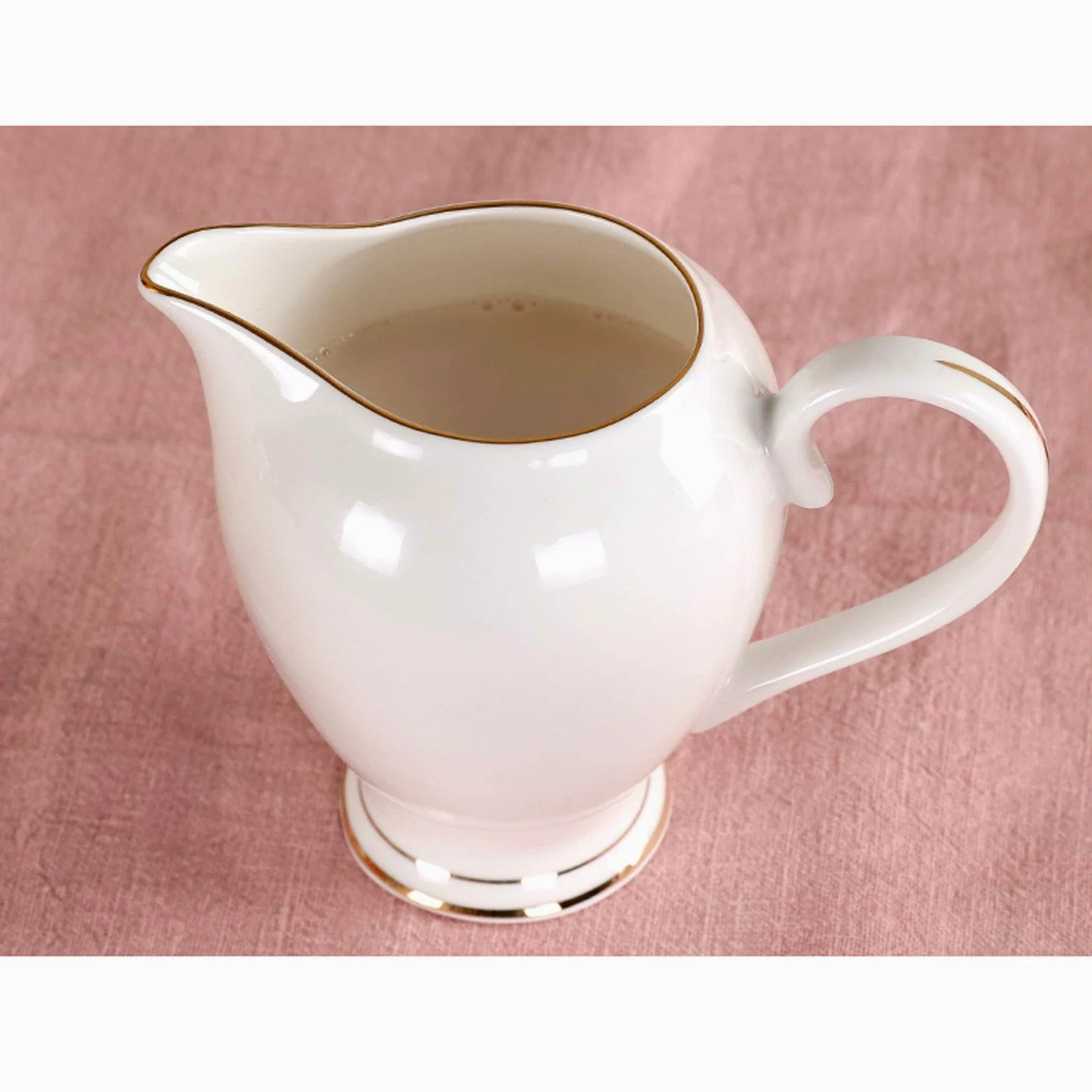 MRKU Pot à Lait, saucière, Tasse à Eau, pichet, Distributeur de crème et de café, sucrier, en céramique avec Anse, Style autrichien, pour Restaurant.