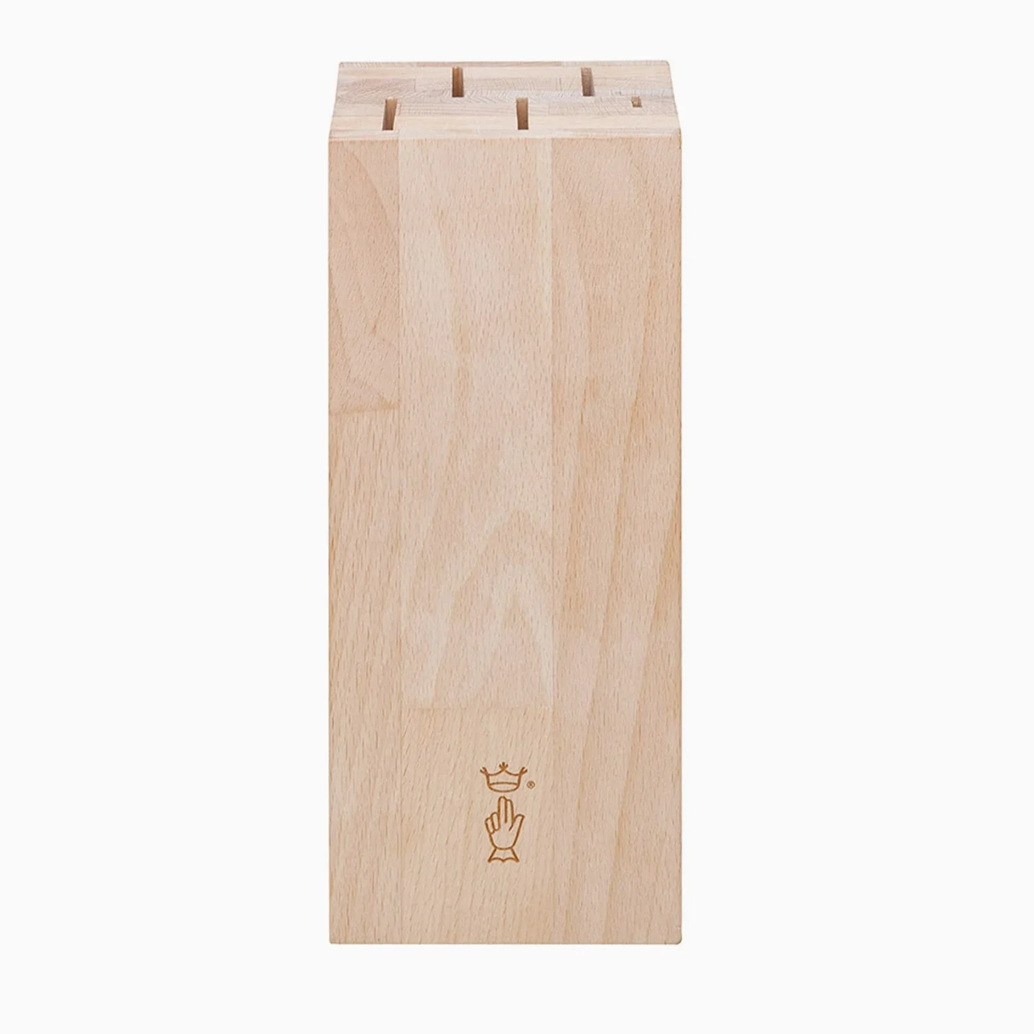 OPINEL - Bloc de Rangement pour Couteaux en Bois de Hêtre - Design Sobre et Élégant - Vos Couteaux de Cuisine Toujours à Portée de Main et Protégés - pour 5 Couteaux