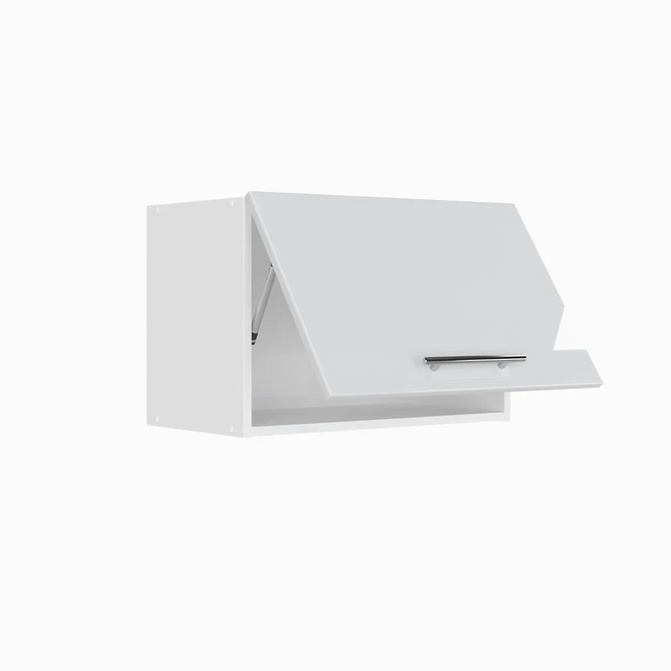Vicco Armoire Murale Fame-Line, Blanc Haute Brillance, 60x40cm Plat, à Fixation Murale pour Le Rangement des Accessoires de Salle de Bain