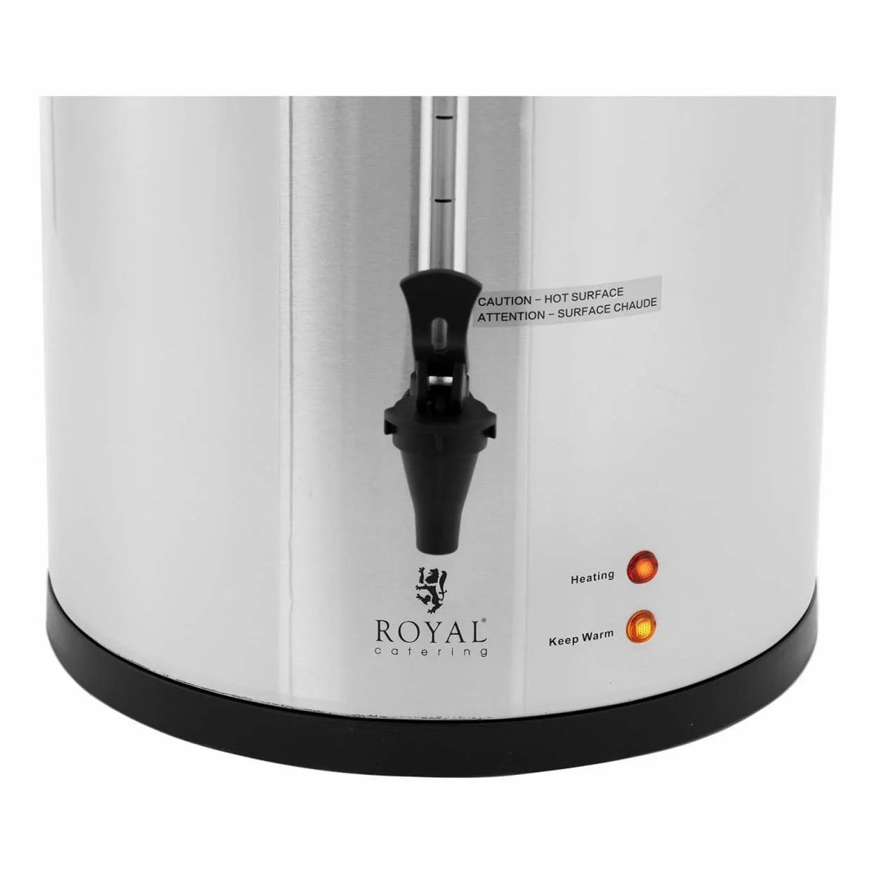 Royal Catering RC-CU20-2 Percolateur 20 L acier inoxydable Cafetière percolateur Pro cafetiere Percolateur à café