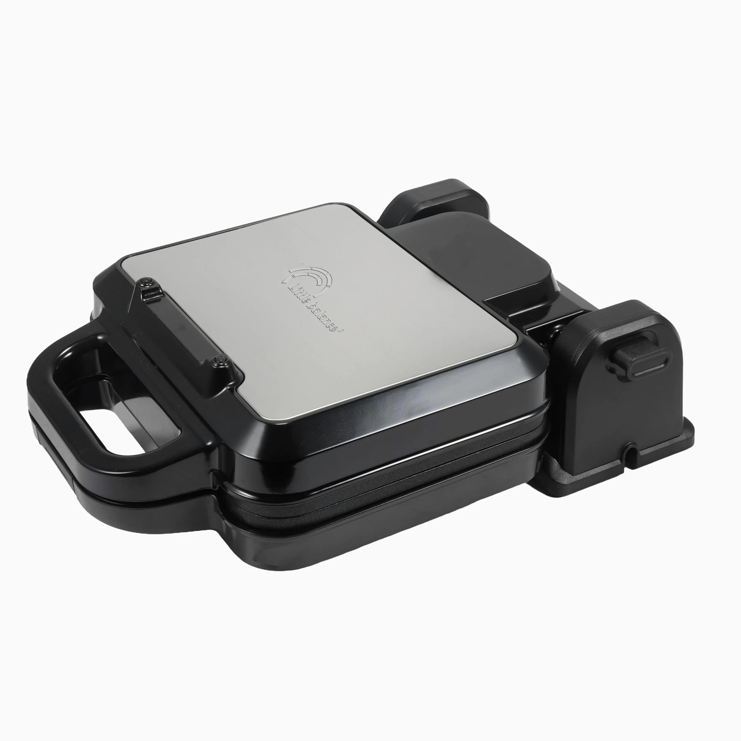 LITTLE BALANCE 8805 Flip Gaufres, Gaufrier électrique, Gaufrier Rotatif, Socle rotatif, Véritables gaufres belges, Sans PFAS, Antiadhésif, Voyant lumineux, 1200 W, Noir