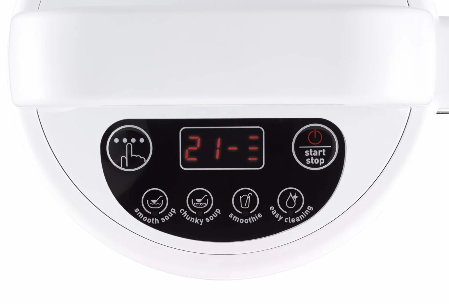 Moulinex My Daily Soup Cuiseur à soupe, Blender chauffant 1,2 L, 4 programmes, Ecran digital, 4 lames inox, Mixe et cuit, Recettes froides et chaudes, Soupes, Veloutés, Smoothies, Milkshakes LM542110