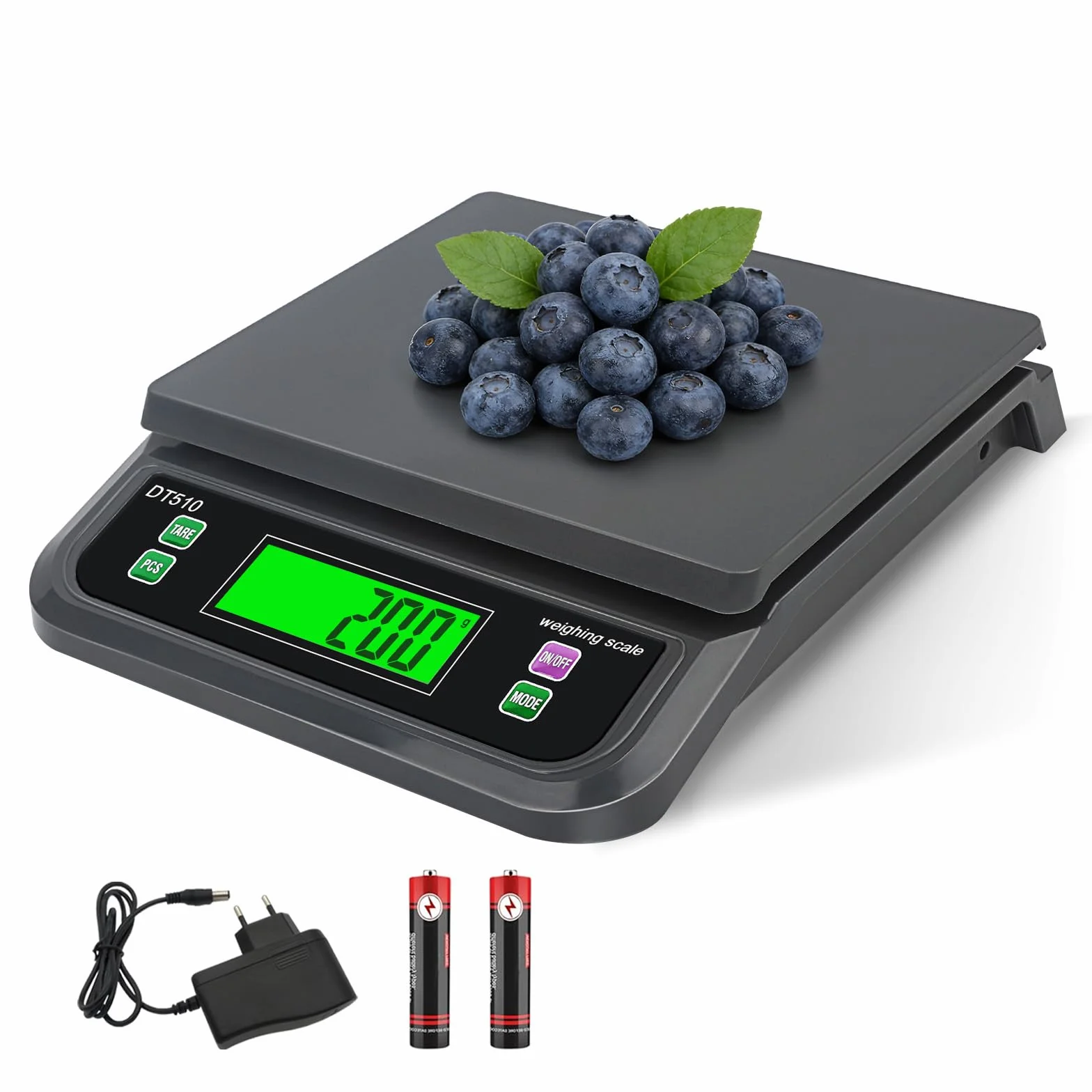 Balance de Cuisine, 30kg/1g pèse Aliment Cuisine Precis, avec PCS et Tare Fonction Professionnelle Balance Cuisine Boulangerie, 6 Unités g,oz,LB,kg,TL,CT avec Écran LCD Électronique Balances