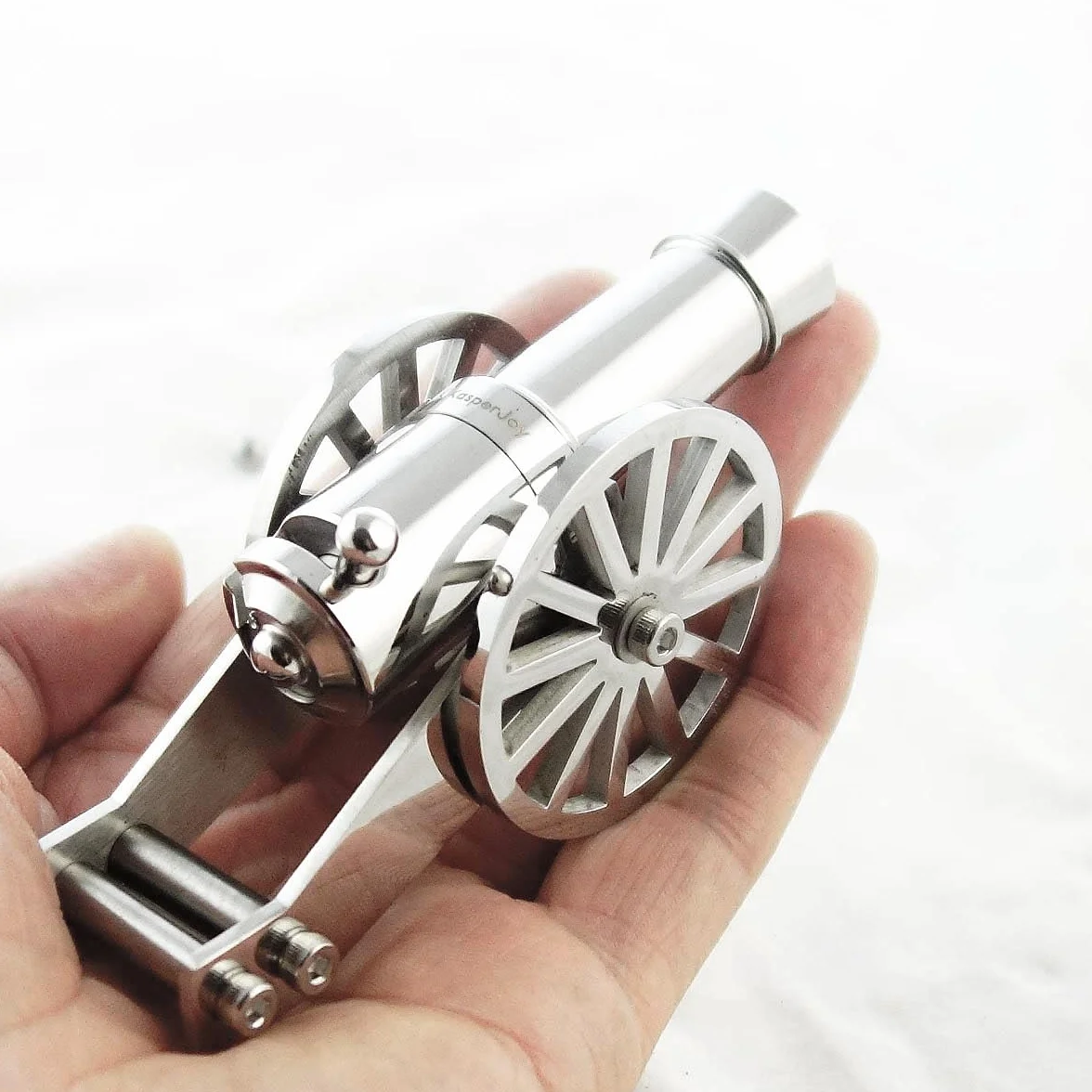 Zhou-long Mini modèle de canon Napoléon réplique en métal pour décoration de bureau et objets de collection