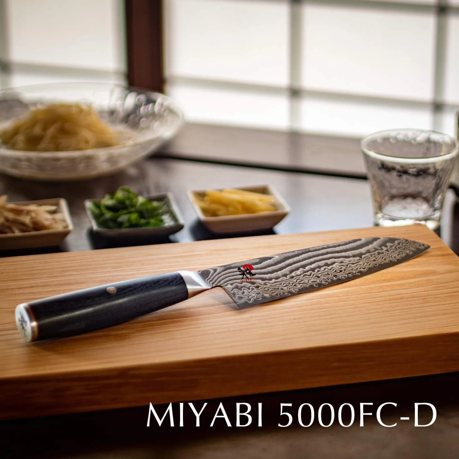 Miyabi 34684-181-0 Santoku 180 5000 FCD, Acier, Brun, 31 x 6 x 3 cm