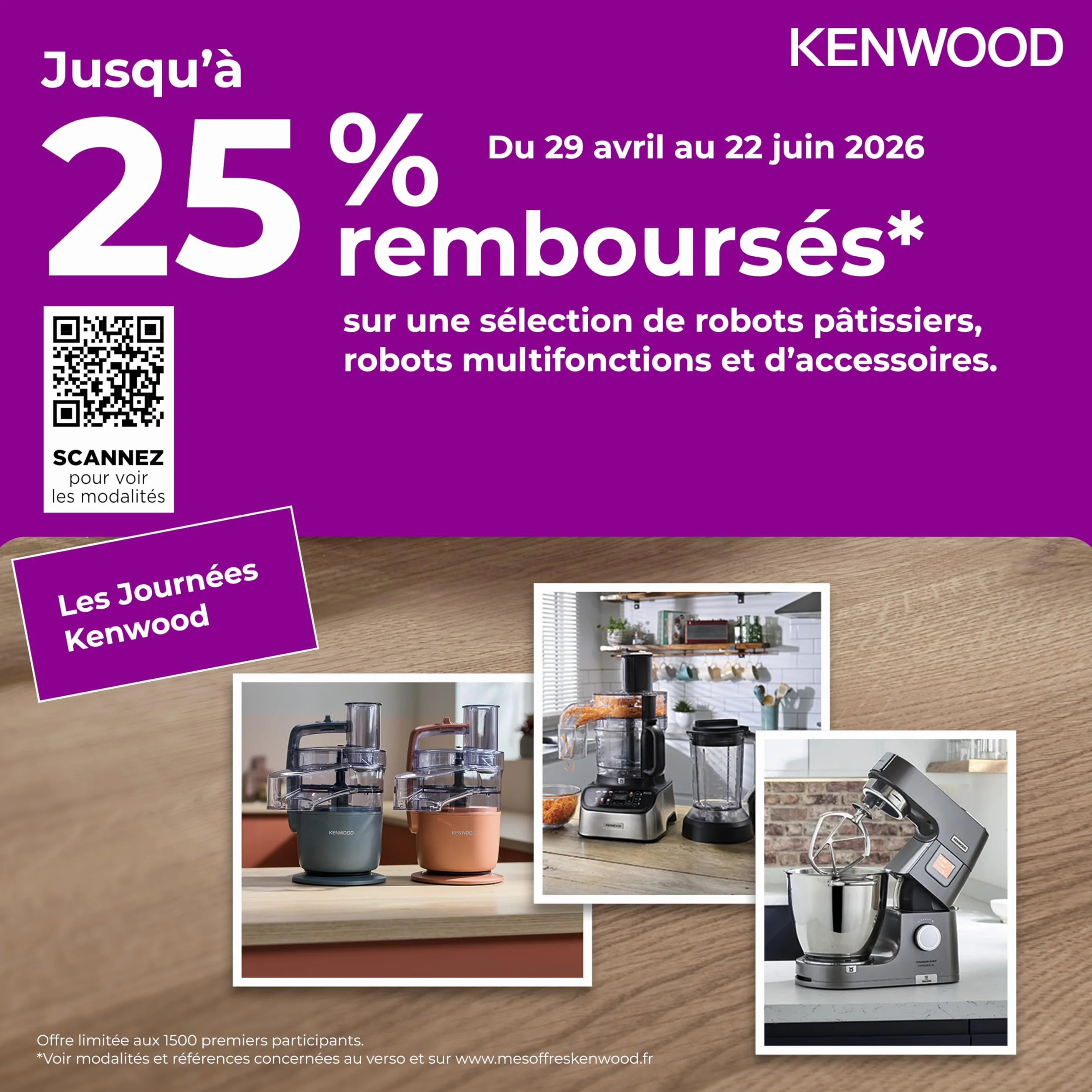 Kenwood FDP22.130GY FP KW FP1+DP INT Robot de cuisine 650 W bleu