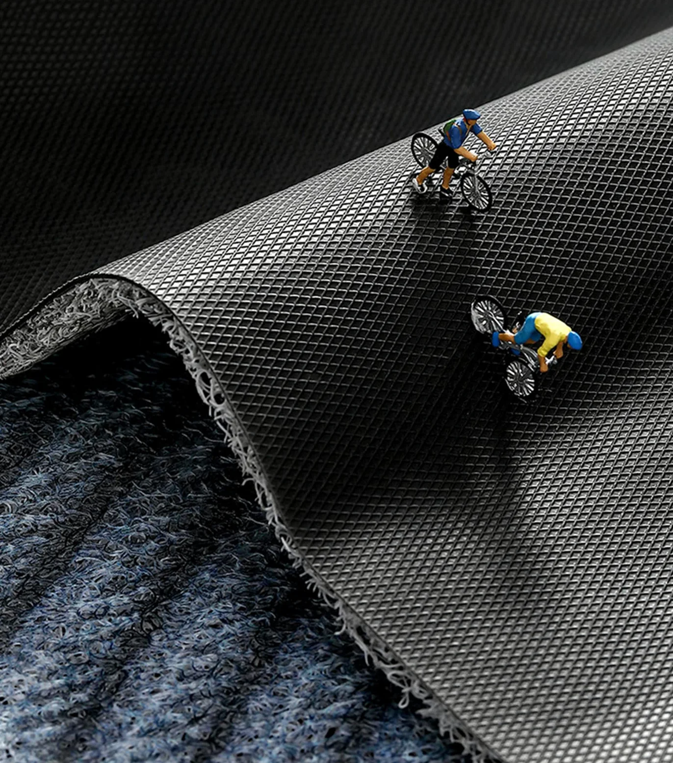 Paillasson en caoutchouc imperméable et résistant avec dos en PVC – Anti-dérapant, barrière anti-saleté – Tapis de bienvenue lavable pour intérieur et extérieur – Tapis de bienvenue pour la maison, le