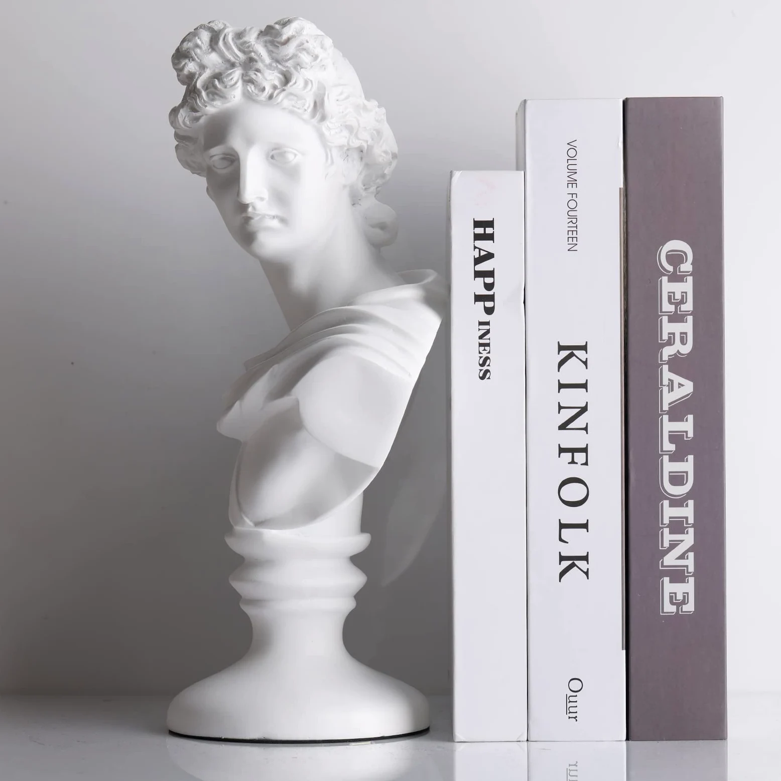 Mythologie Grecque David 30CM - Buste Décoratif Antique, Sculpture Intérieure, Objet Moderne, Aphrodite Statue Décorative