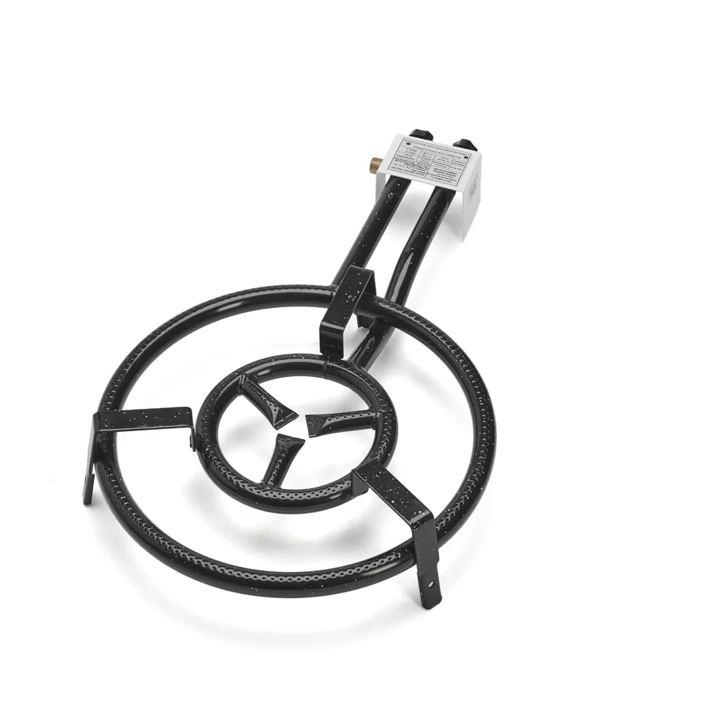 DE BUYER -0816.40N Brûleur Gaz pour Casseroles avec Trépied, Diamètre Ø 40 cm, Noir