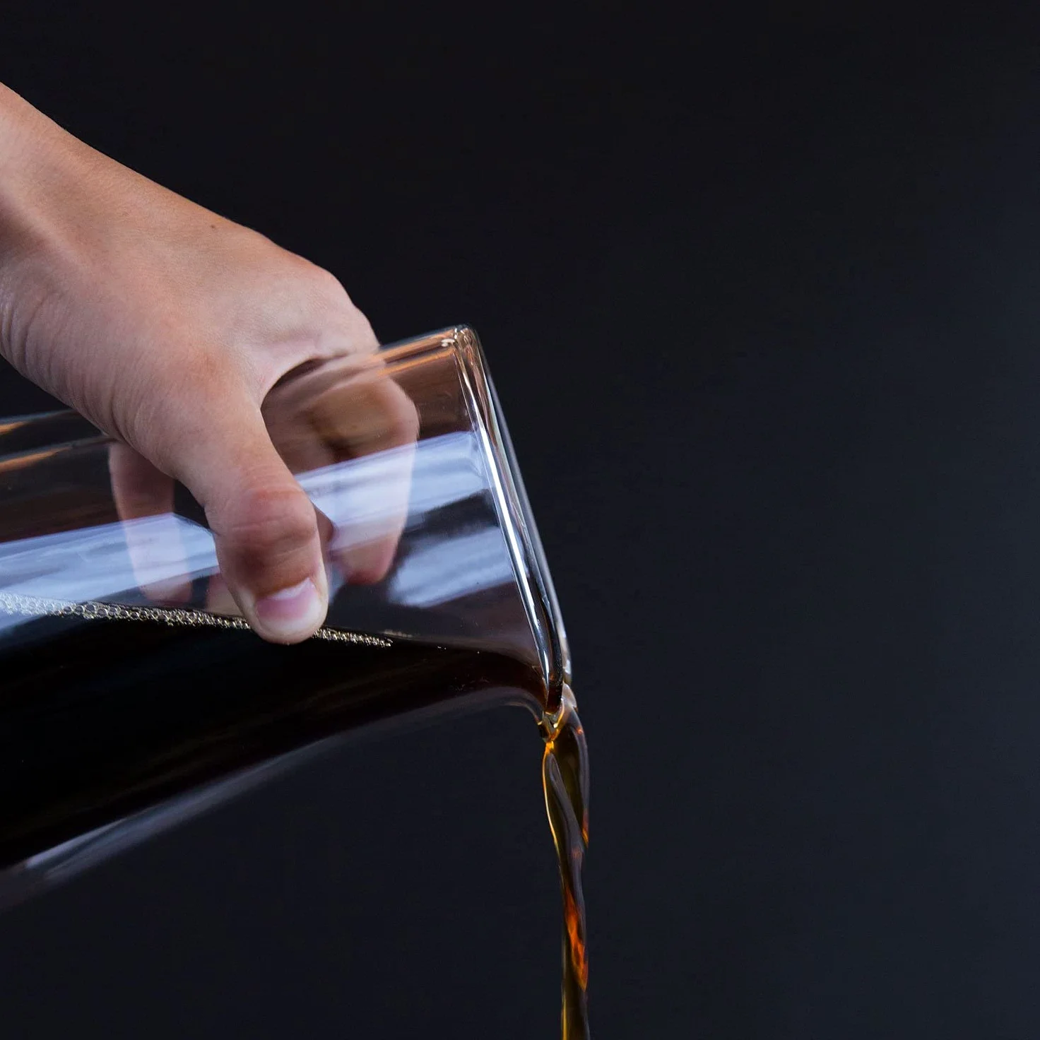 Fellow Stagg | Carafe à café à double paroi | Récipient pour préparation manuelle du café | Carafe en verre borosilicate soufflé à la main, pichet transparent | 600 ml