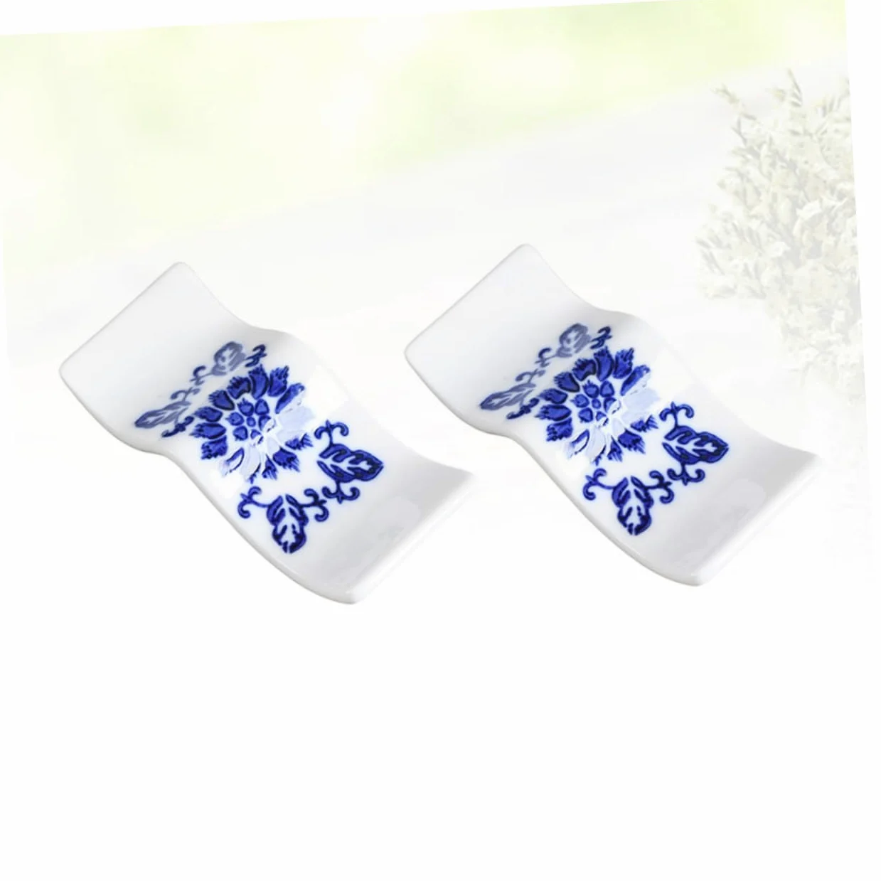 Repose-Baguettes, Supports à Baguettes en céramique Multicolores, pour Table de Restaurant ou de Mariage, Lot de 8, 8 x 3,5 x 1 cm