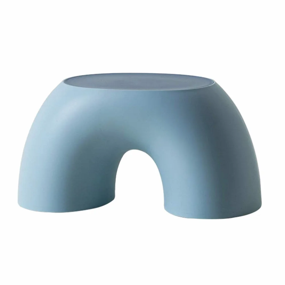 Petits bancs simples semi-anneaux arc-en-ciel pour la maison ou l'intérieur - Tabouret pour enfants - Marchepied de lit - Jouet - Canapé pour chambre d'enfant - Marche pour l'apprentissage
