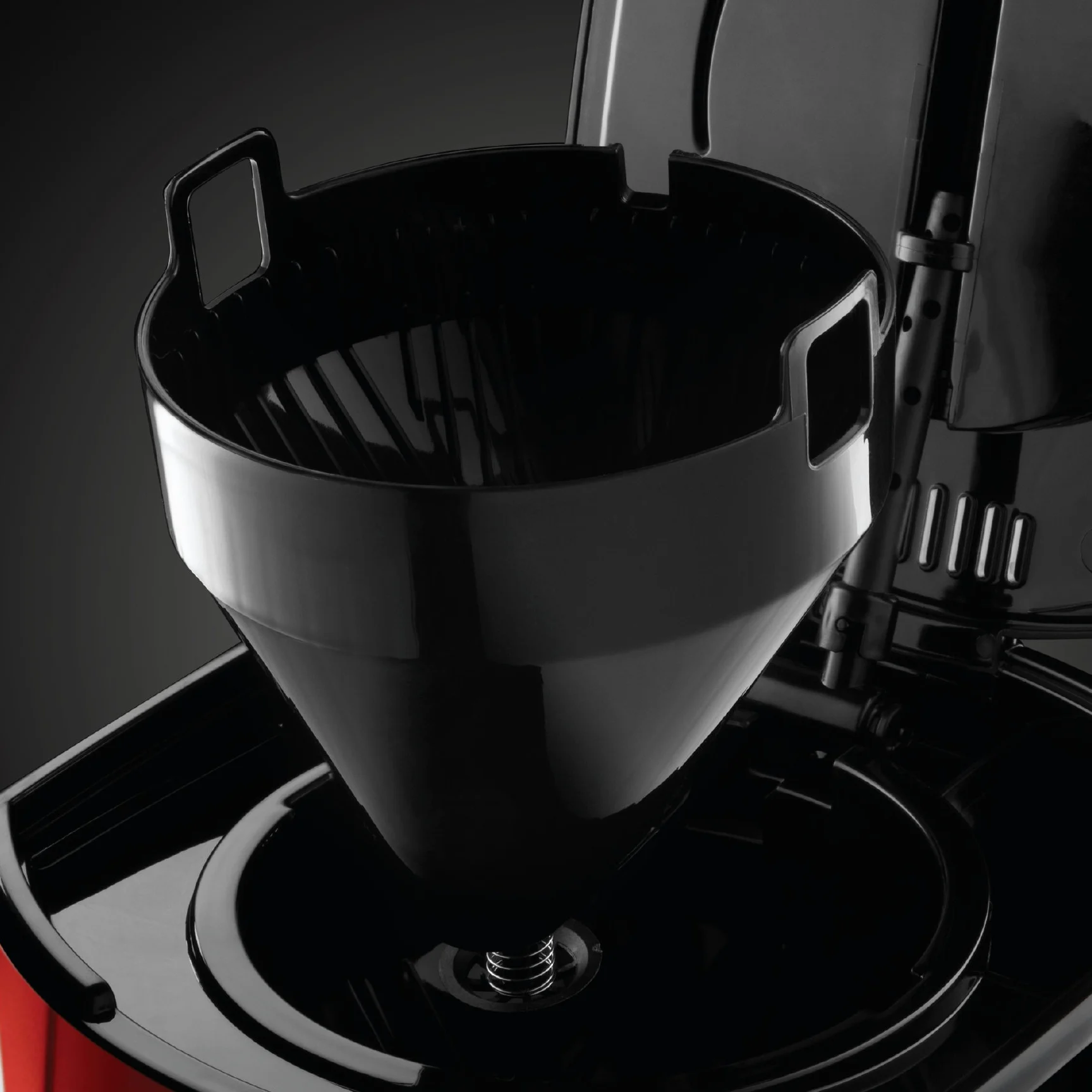 Russell Hobbs Cafetière [Technologie WhirlTech-extraction optimale] Luna rouge (1000W,Verseuse en verre 1,5L, 12 tasses, Programmable, Minuteur digital, Auto-Nettoyante) Machine à café filtre 23240-56