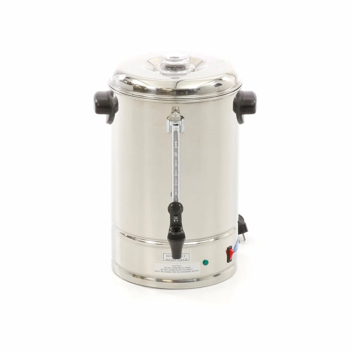 Maxima Cafetière 10L, 80 Tasses, Filtre à Café Amovible en Acier Inoxydable - Professionnel - Cafetière - 10 Litres