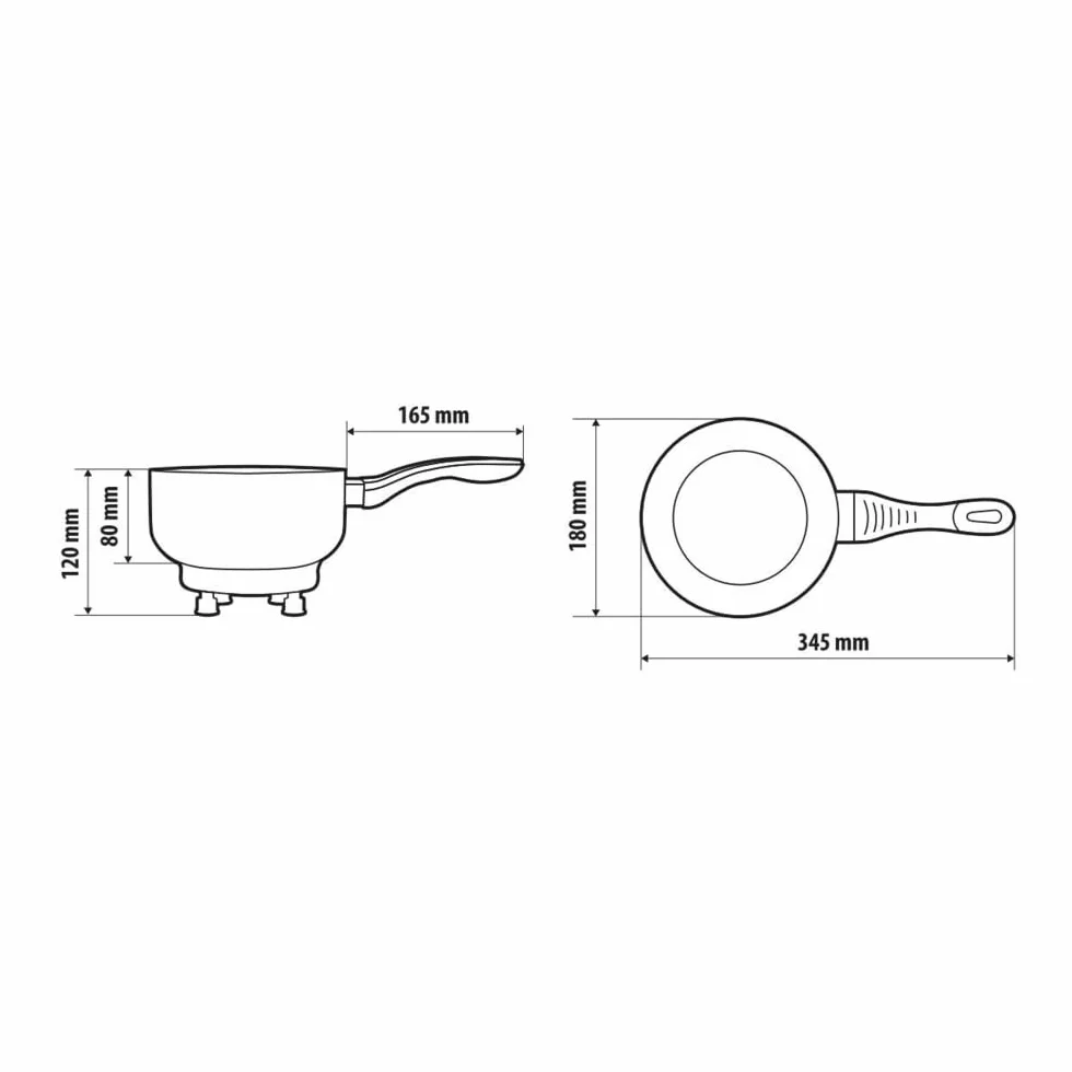 Lampa 97123 Electric Saucepan Casserole électrique portable avec prise allume-cigare de voyage, diamètre 18 cm, 1,9 litre - 24 V - 260 W - 13 A