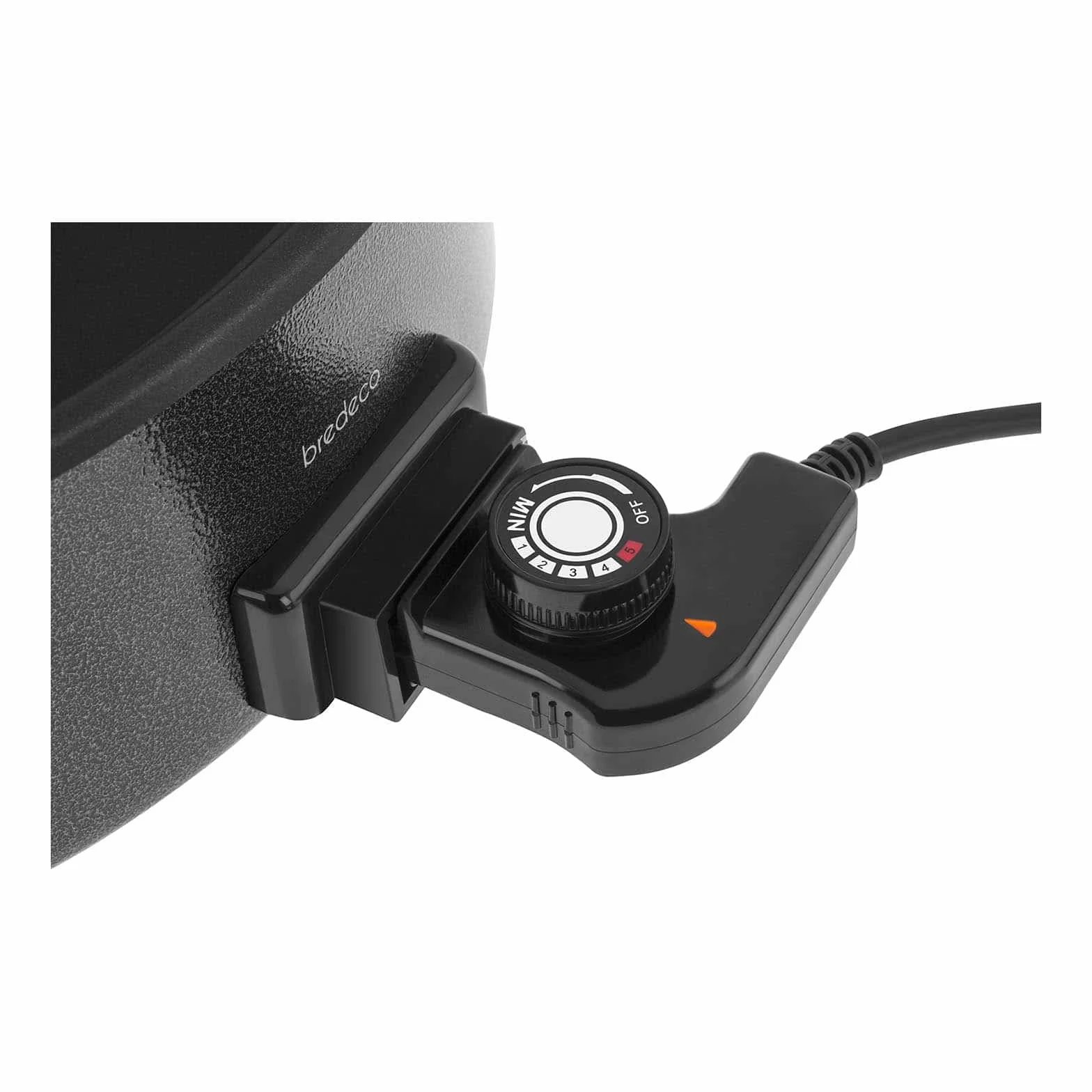 BCPP 40-9 Poêle Électrique avec Couvercle Poele a Paella Electrique (Ø 40 cm, 1400 W, Hauteur Bord 9 cm, Revêtement en Téflon) Noire