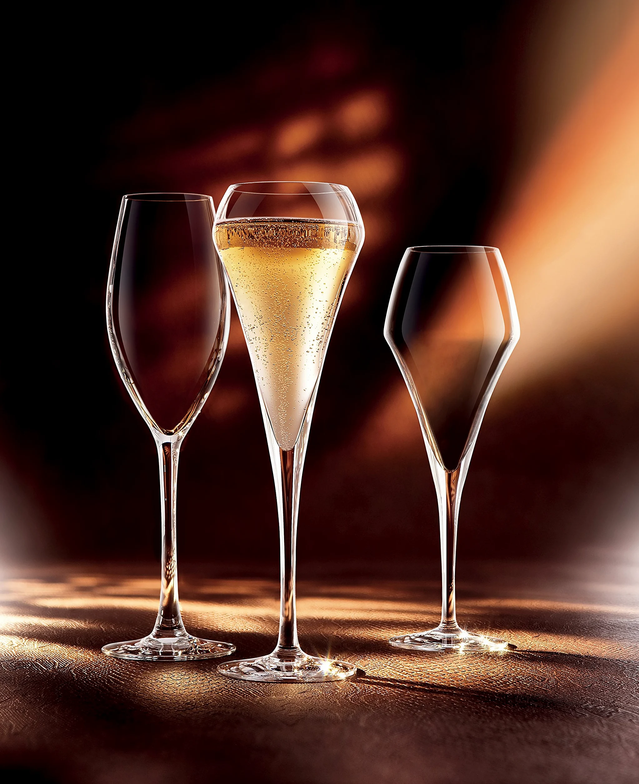 Chef et Sommelier Open Up Flûte à Champagne en Kwarx, 20cl, Lot de 6