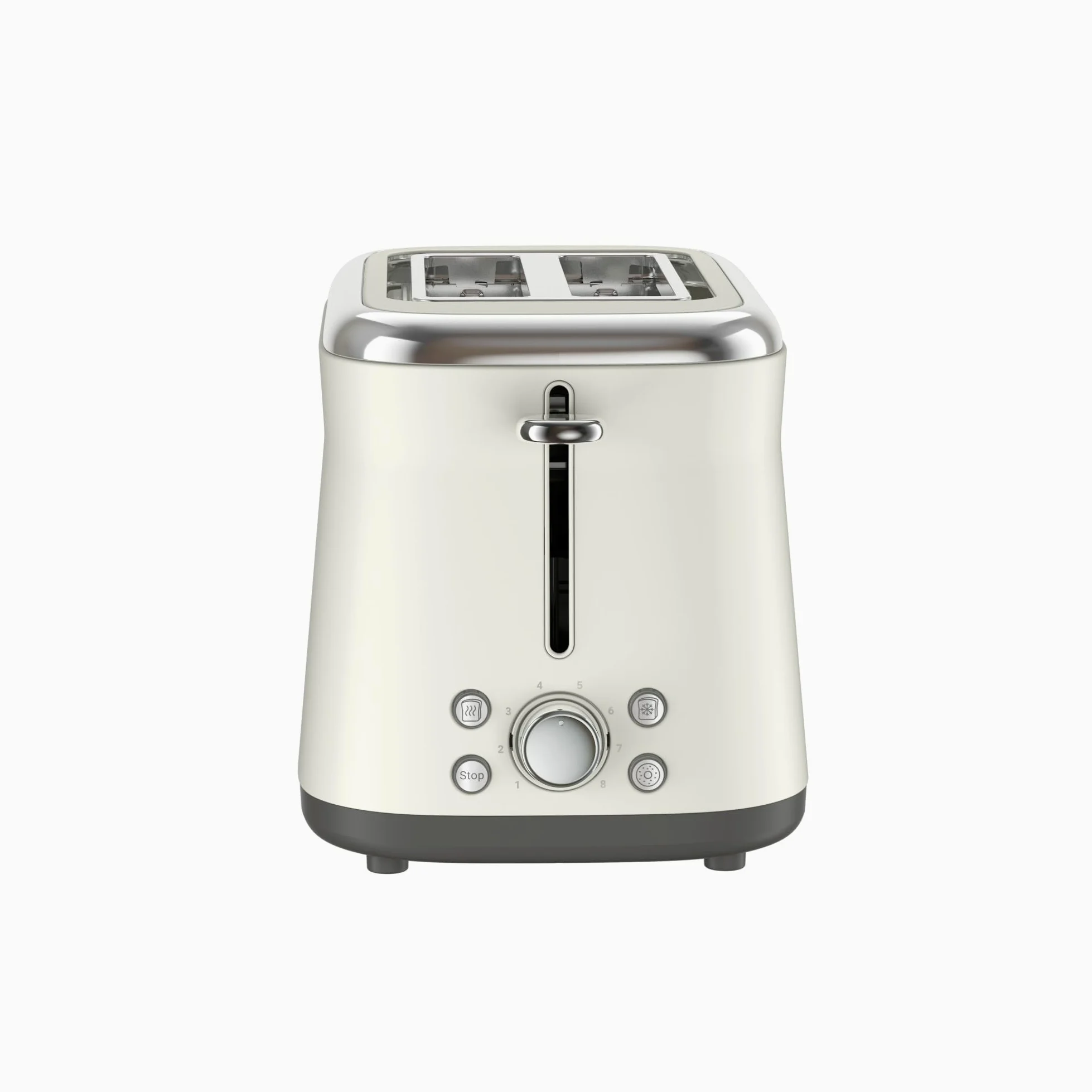 Tefal Collection, Grille-pain 2 fentes, Design en acier inoxydable rétro, Levier de surélévation, 8 niveaux de dorage, TT720AE0