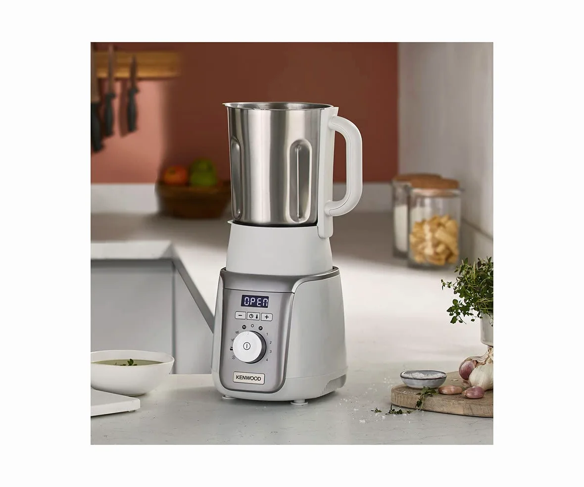 Kenwood Soup Easy CBL30.000CP Robot mélangeur pour soupes et smoothies avec 3 lames, capacité 1,6 l, puissance 1000 W, blanc