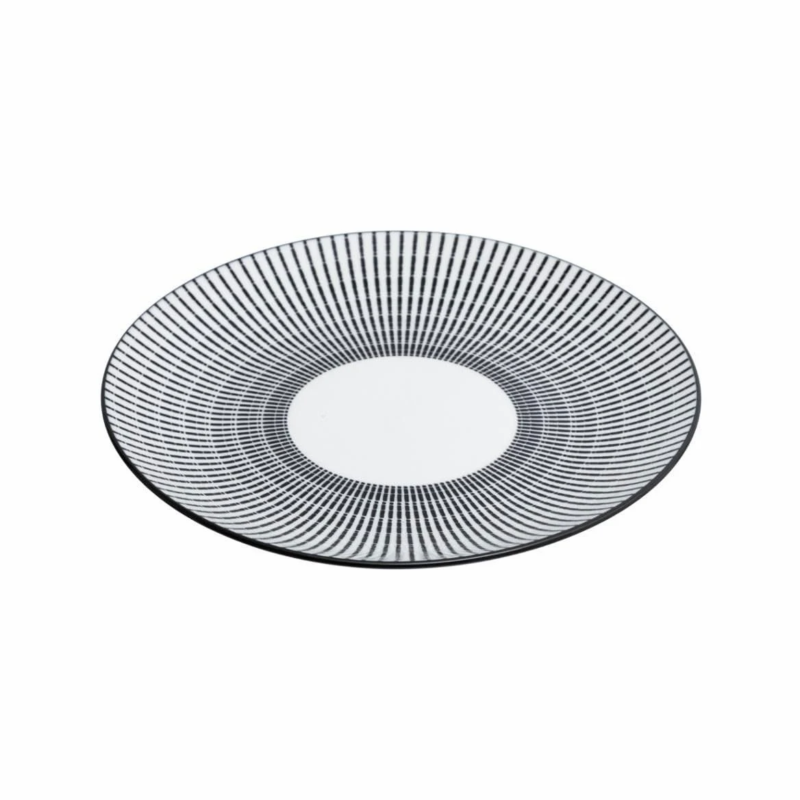 Secret de Gourmet - Service de Table 18 Pièces "Lunis" 27cm Noir & Blanc