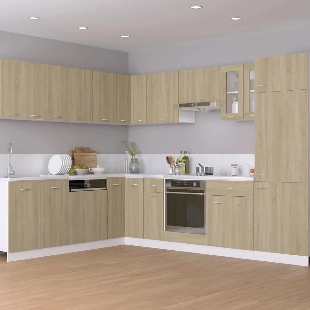 vidaXL Armoire à tiroirs inférieure Lyon Chêne Sonoma 30 x 46 x 81,5 cm Bois d'ingénierie