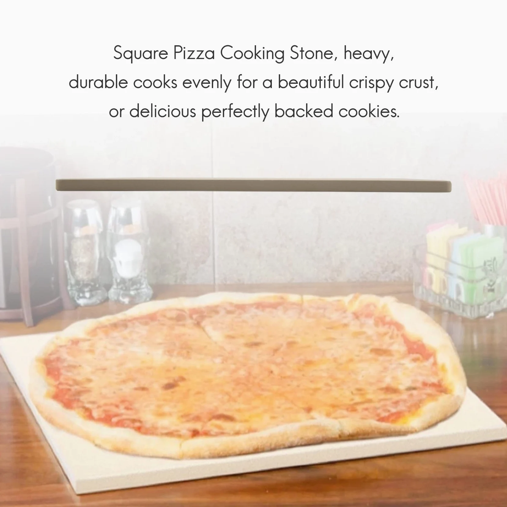 Pierre à pizza pour cuisson, grill, ustensiles à pizza pour four et barbecue, ustensiles de cuisson, plaque à pain, plaque de cuisson en cuisine, 305x305x10 mm