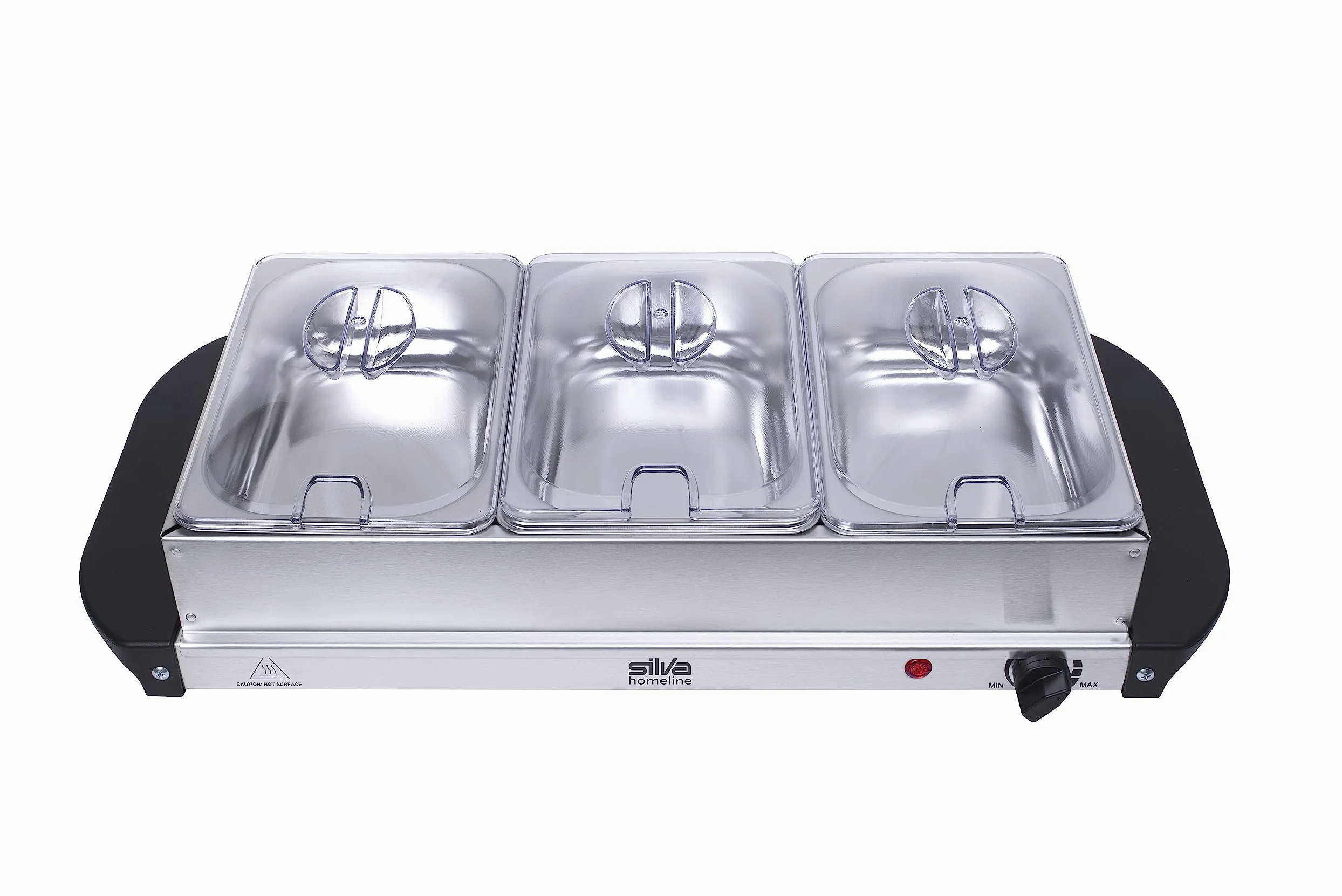 Stay Hot SH 3.1 Buffetwärmer & Warmhalteplate 2 en 1 200 W Idéal pour buffets, fêtes et familles