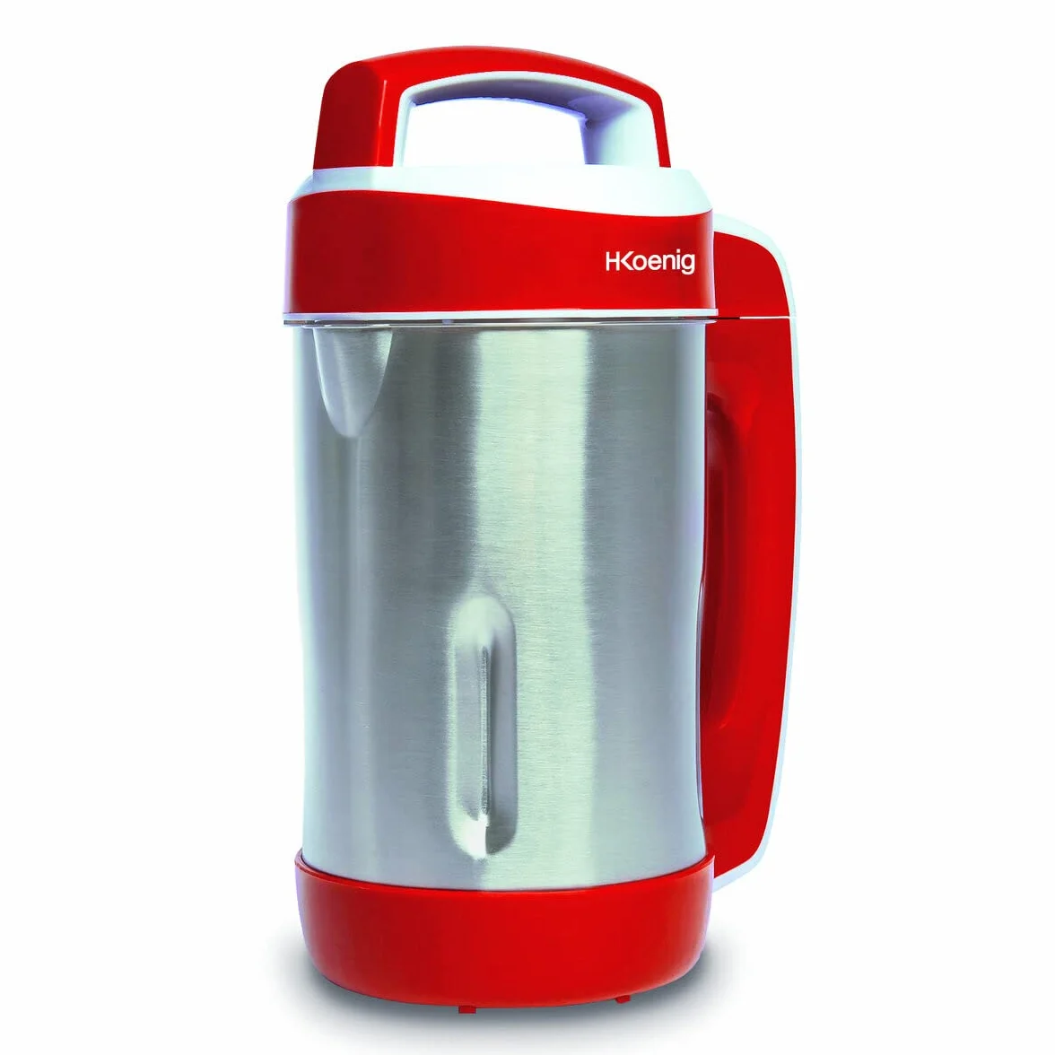 H.Koenig Blender à Soupe Chauffant 1.1L MXC18 Inox, Multifonctions professionnel, Fonction mixage, 2 Programmes de cuisson, 850W