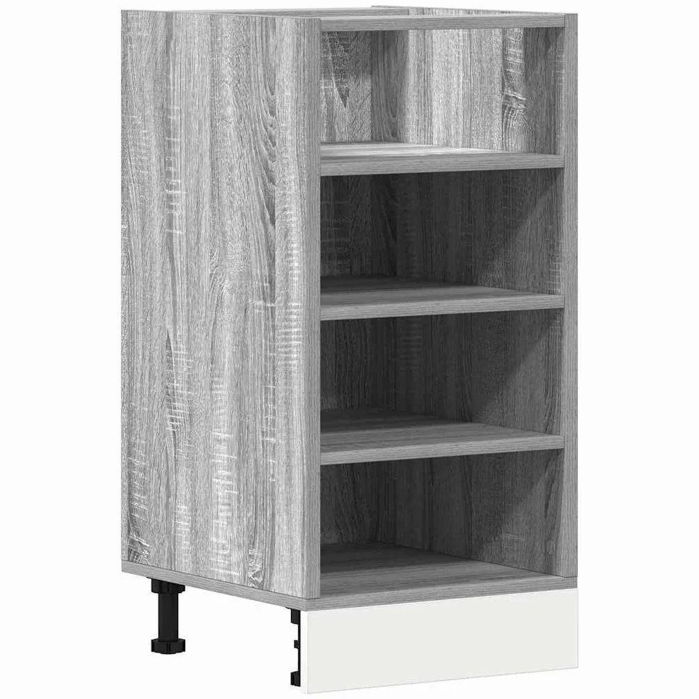 Générique Meuble Bas Riga Gris Sonoma 40 x 44,5 x 81,5 cm Bois d'ingénierie,Meubles de Cuisine,854207