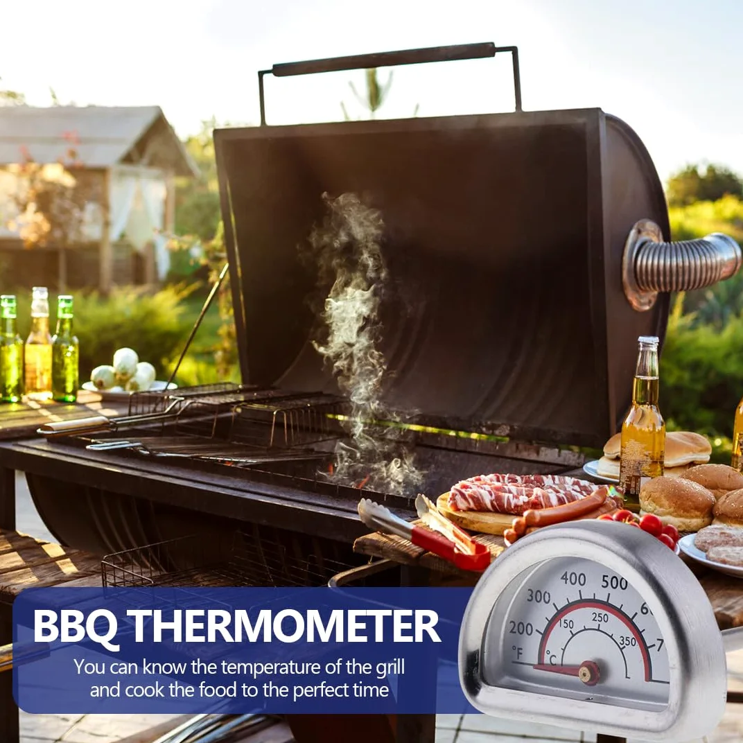 NHQZ 1 Pièces Thermometre Four Compatible avec Omnia Thermometre Cuisine en Acier Inoxydable avec Sonde Thermomètres pour Barbecue Fumoir Gril Casseroles Faitouts Mesure de 0 °C à 400 °C