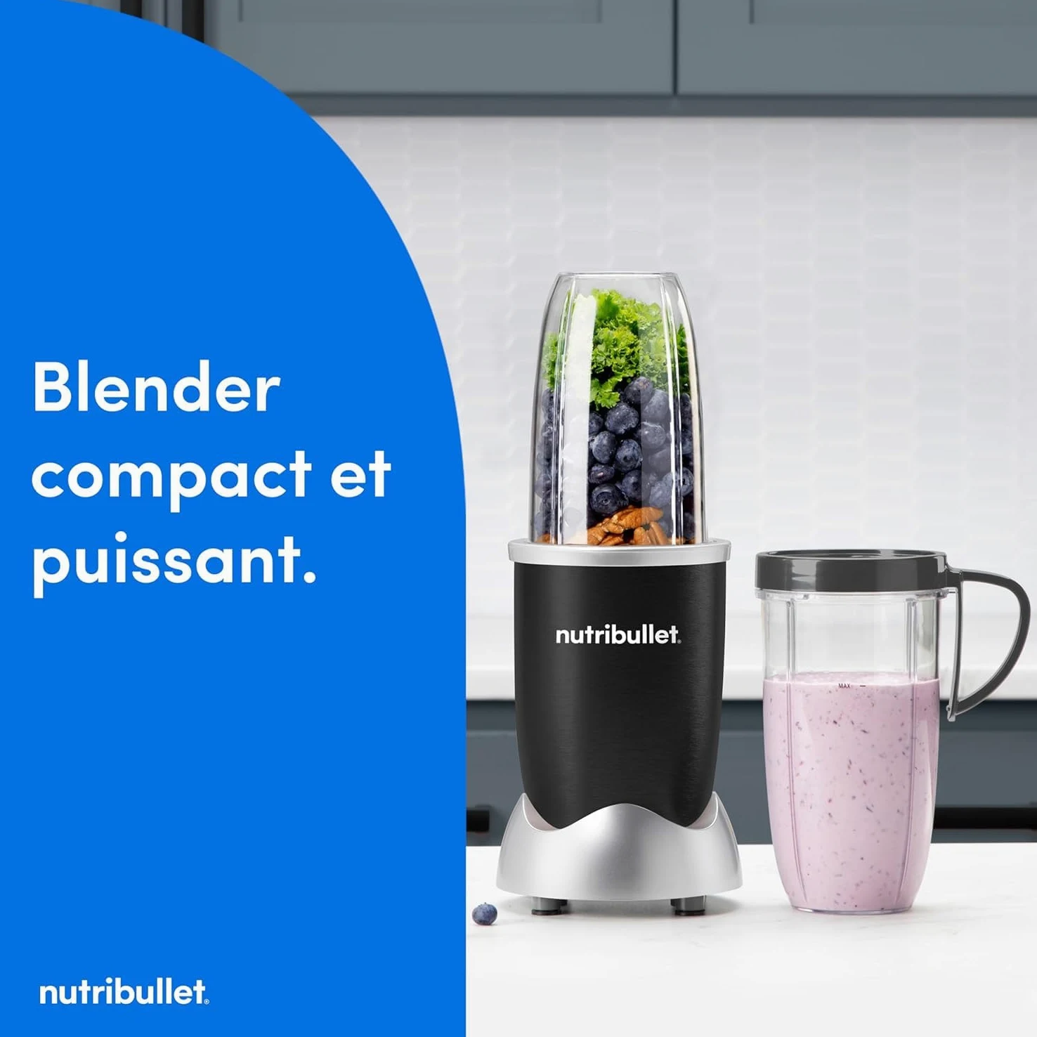 Nutribullet Original 600W Mixeur électrique pour smoothies Noir