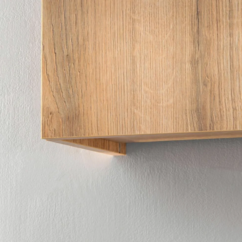 Lomadox Armoire murale de salle de bain, 30 cm, chêne