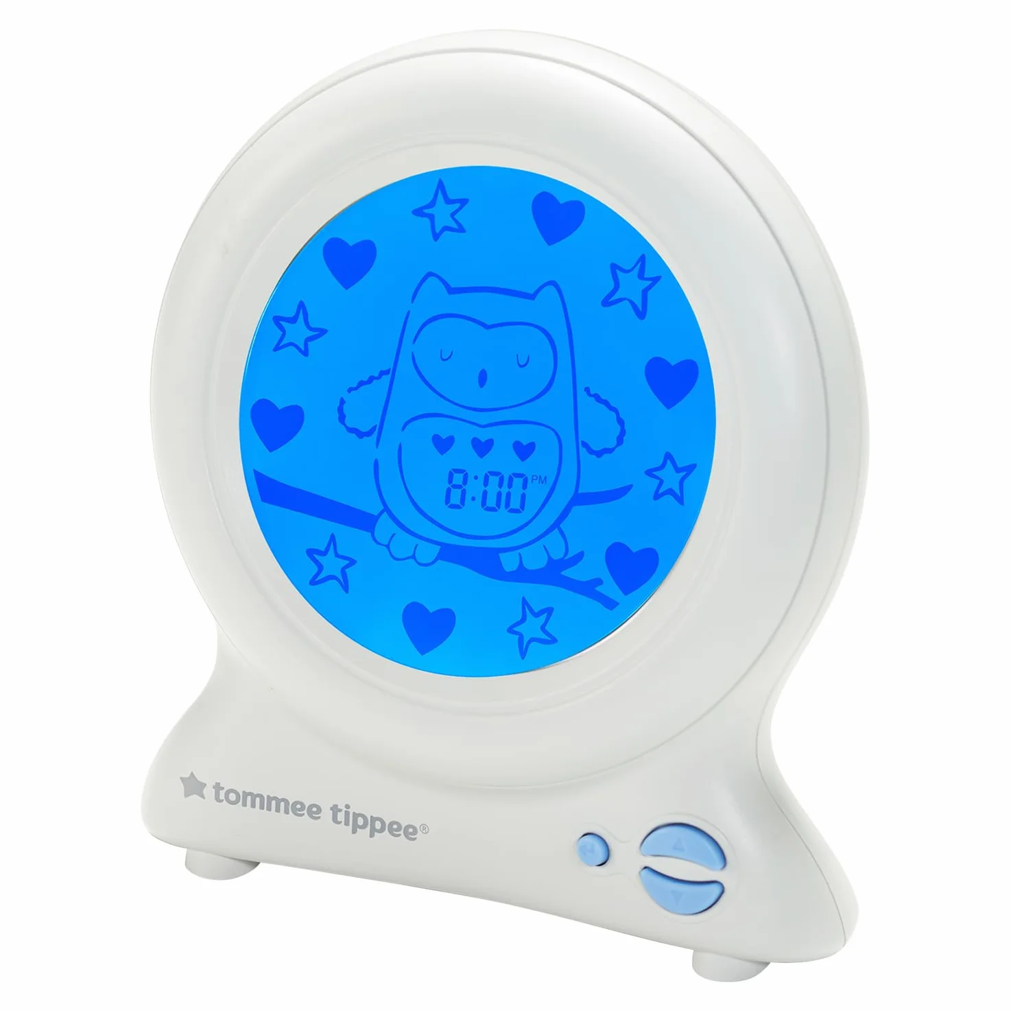Tommee Tippee Réveil Éducatif Groclock, Réveil et Veilleuse pour Jeunes Enfants, Alimenté par USB 499051