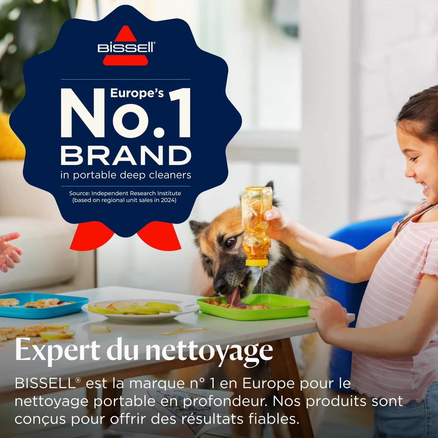 BISSELL SpotClean ProHeat Advanced, Shampouineuse, Shampouineuse Canapé Compact Multi-surfaces, Nettoyeur Canapé Tissu Moteur 1125W, Triple Nettoyage taches tenaces, Filaire, 3924N