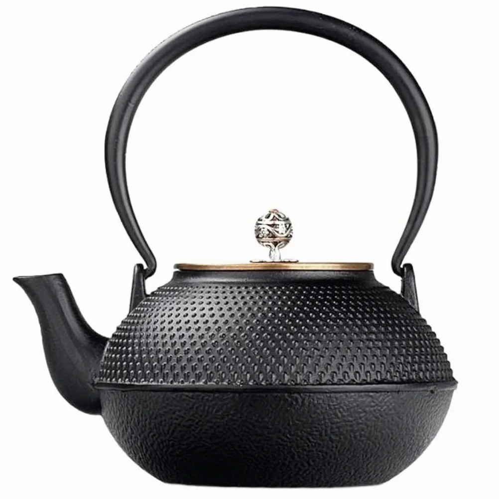 Theiere Teapot Théière en Fonte De 1,2 L Théières en Fer Théière en Cuivre Fait À La Main Couvercle en Fer Pot en Fonte Pot en Fonte ThéIère avec Infuseur