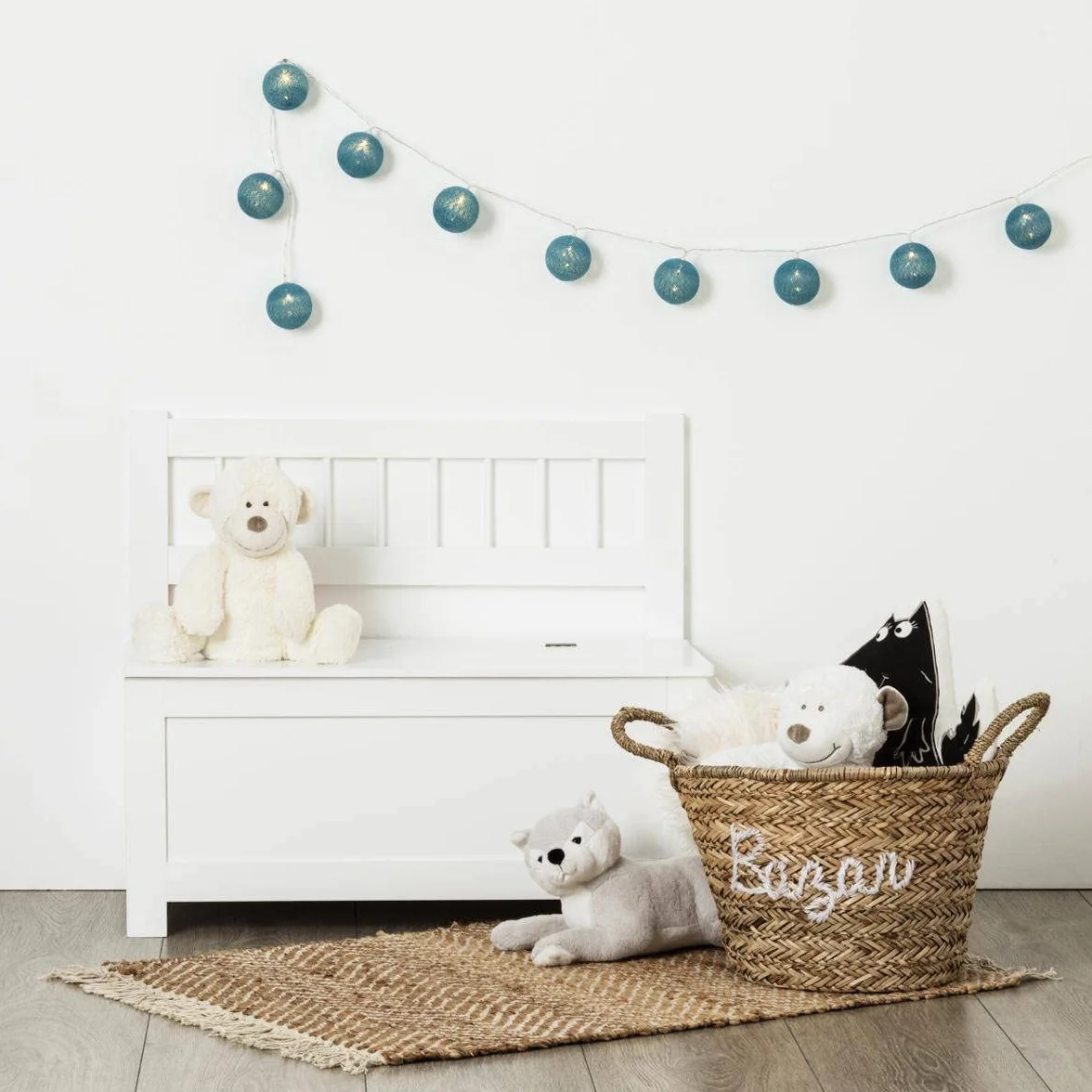 Atmosphera - Banc Coffre Enfant Blanc en Bois