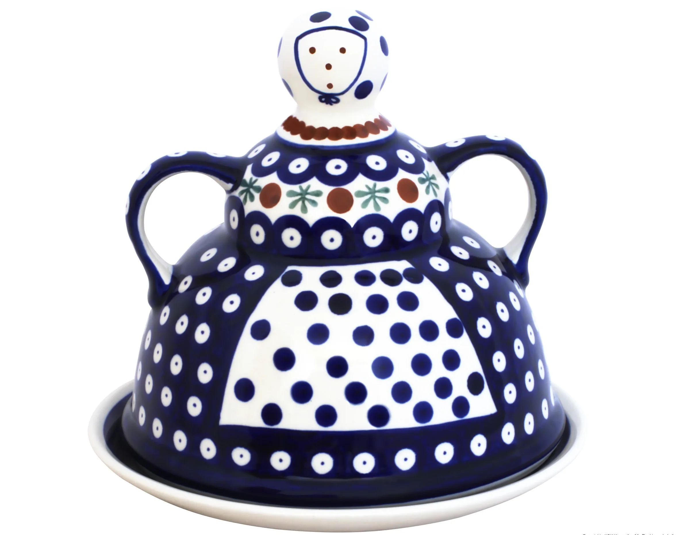 Bunzlauer Cloche à fromage Motif 41 Ø 17,4 cm