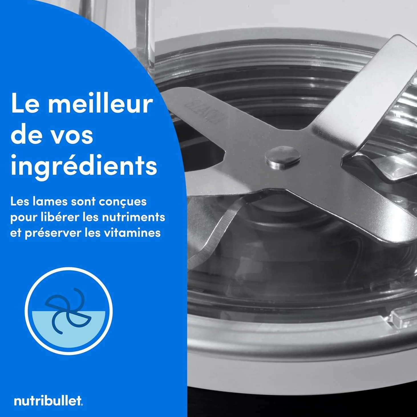 Nutribullet Original 600W Mixeur électrique pour smoothies Noir