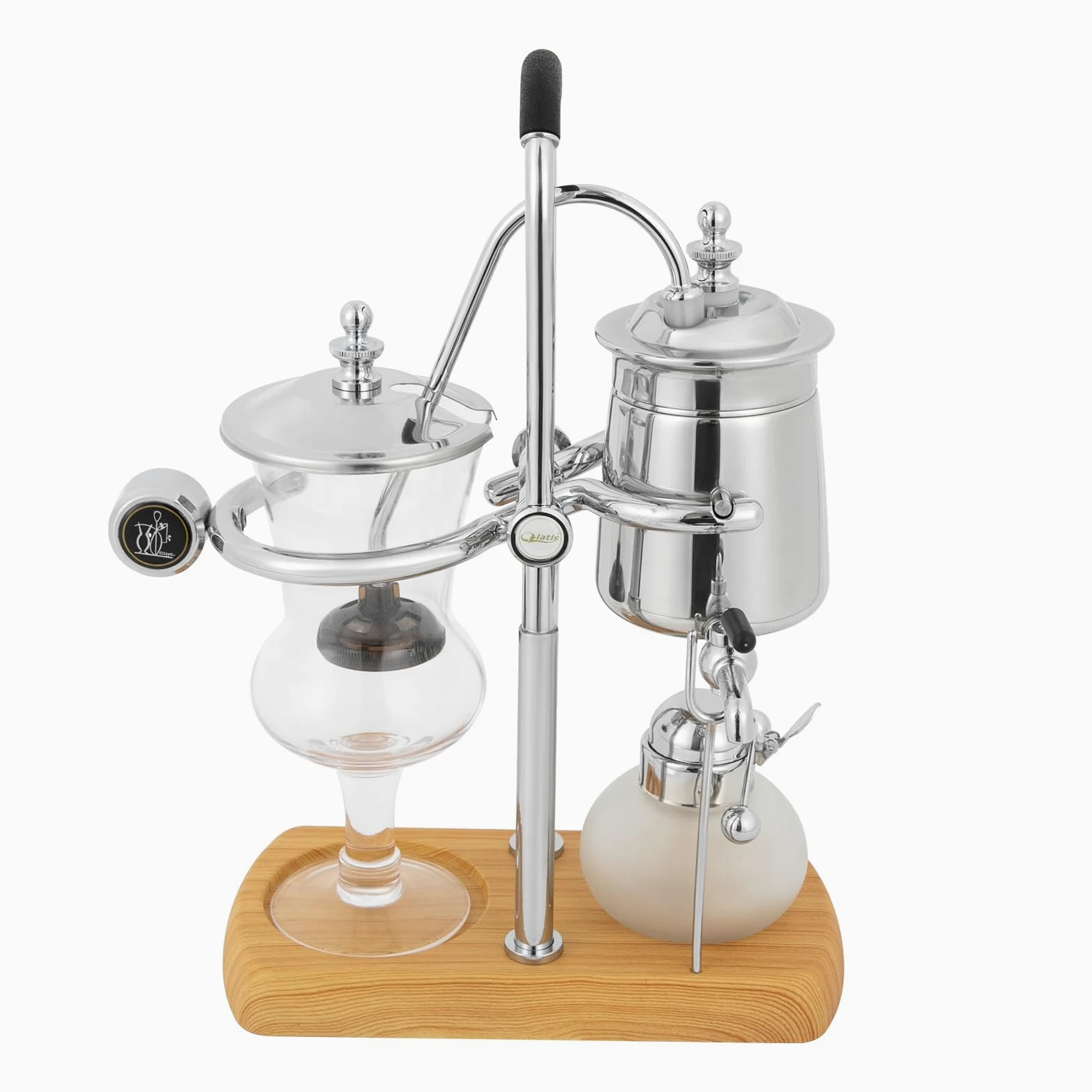 Syphon Machine à café Cafetière avec siphon Belgique Belgique Family Balance Siphon avec verre doseur et cuillère 23,5 x 12 x 38 cm