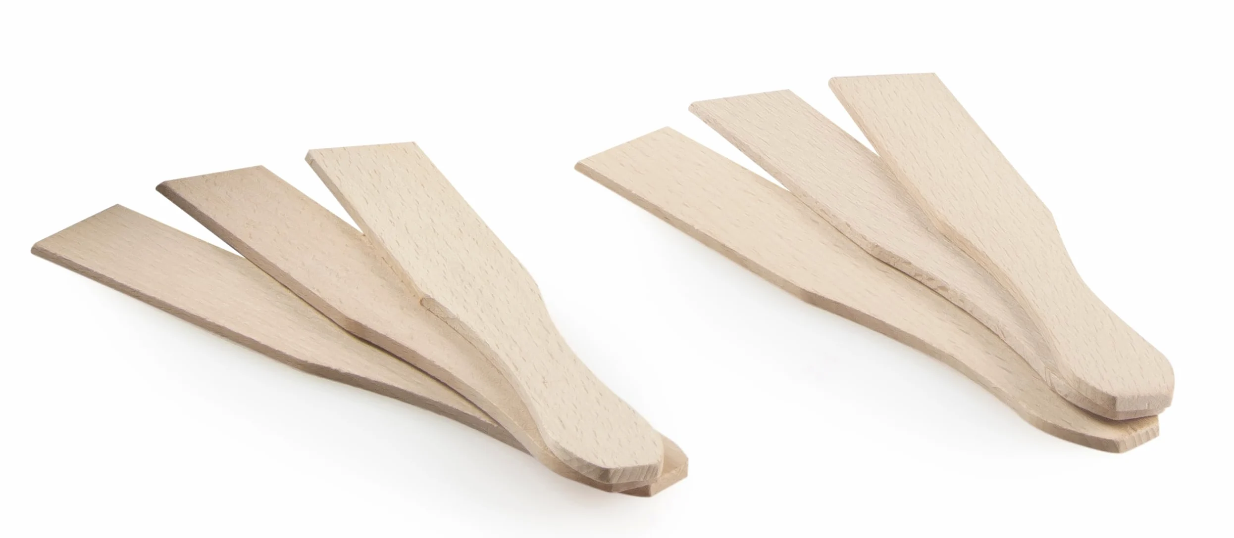 DOMO DO8717PN Pancake Maker avec Design en Bois - PFAS FREE - Crepiere Electrique - Inclusive spatules en bois et louche - 6P