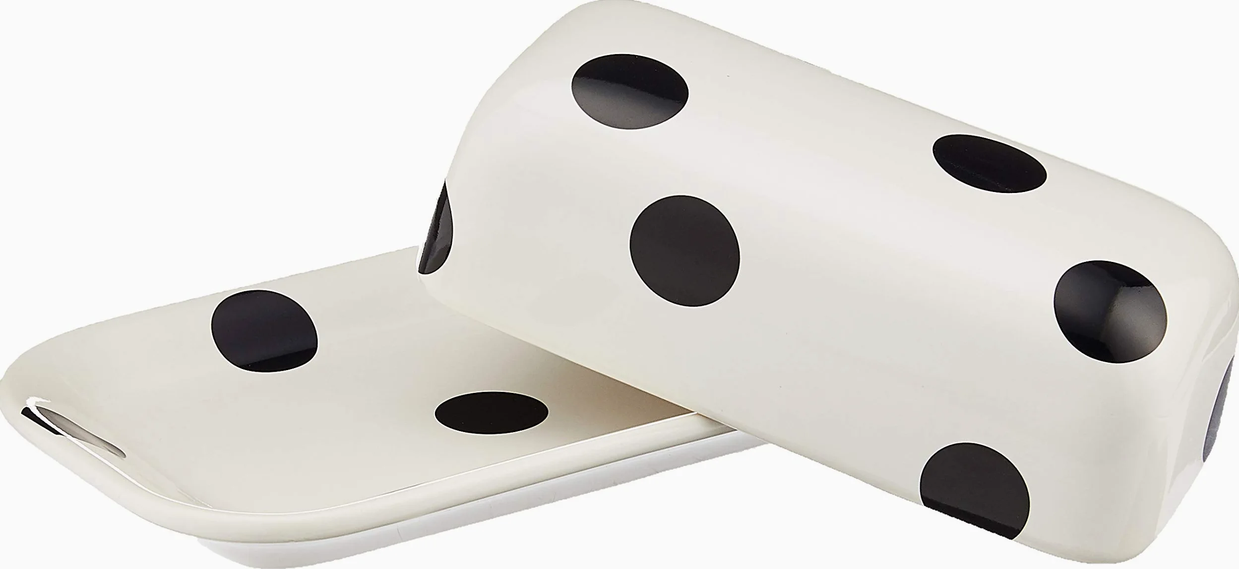 Kate Spade 856724 New York Beurrier recouvert à pois Blanc