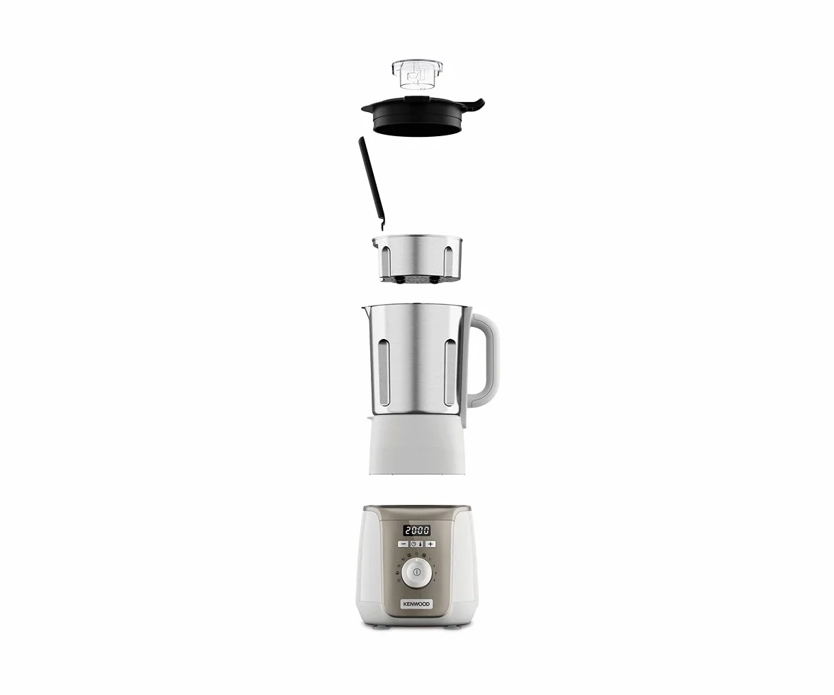 Kenwood Soup Easy CBL30.000CP Robot mélangeur pour soupes et smoothies avec 3 lames, capacité 1,6 l, puissance 1000 W, blanc