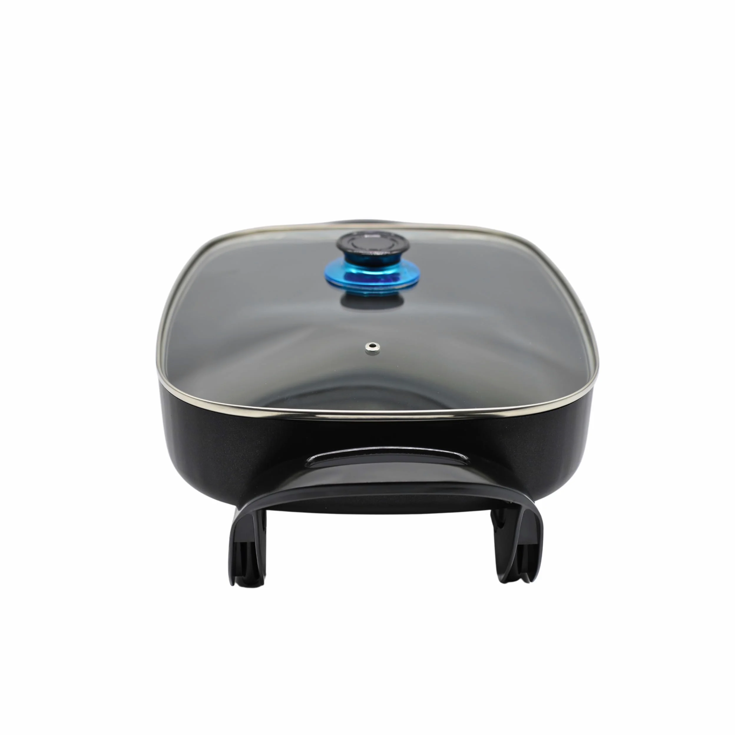 Shov Poêle MG-3040 - Poêle électrique multifonctionnelle - Poêle à pizza - Poêle à pizza - Poêle de fête Ø 30 x 40 cm