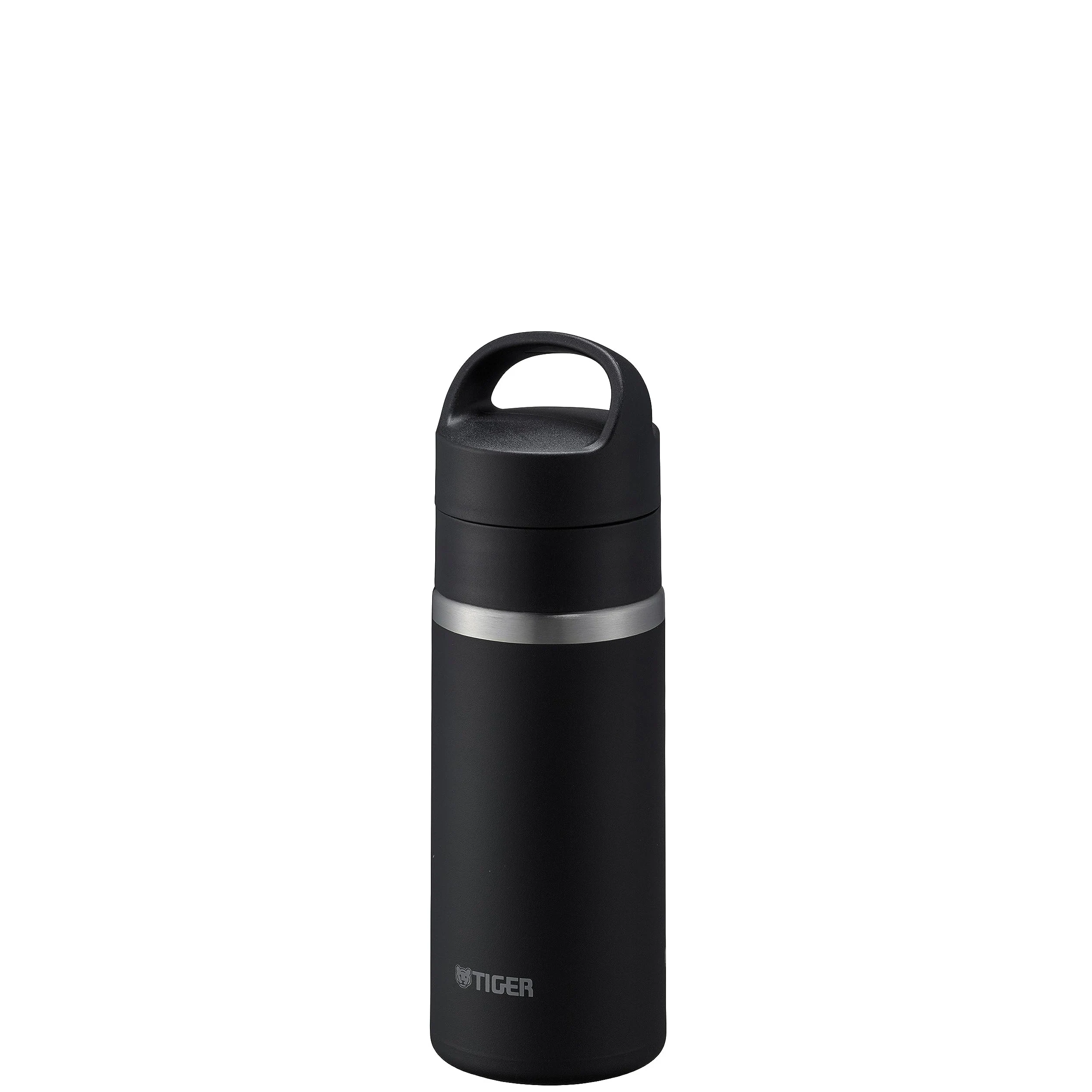 Bouteille isotherme Tiger MKB-T 360 mL New Bubble, pour boissons gazeuses, valve de sécutité, sans BPA, conservation froid 24h et chaud 12h, conçue au Japon, couleur pierre noire